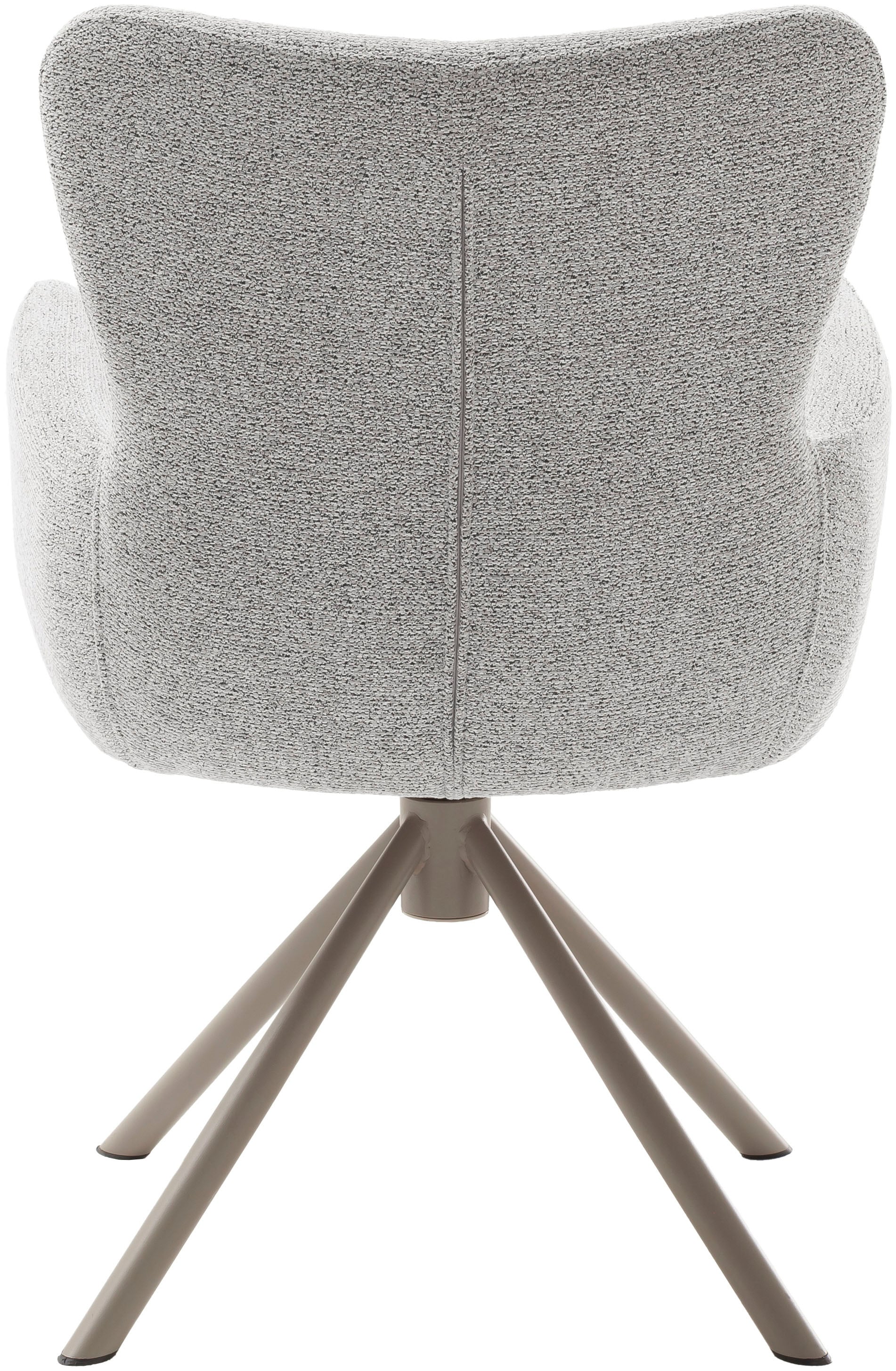 MCA furniture 4-Fussstuhl (Set) 2 Stk.Taschenfederkern, 360° drehbar