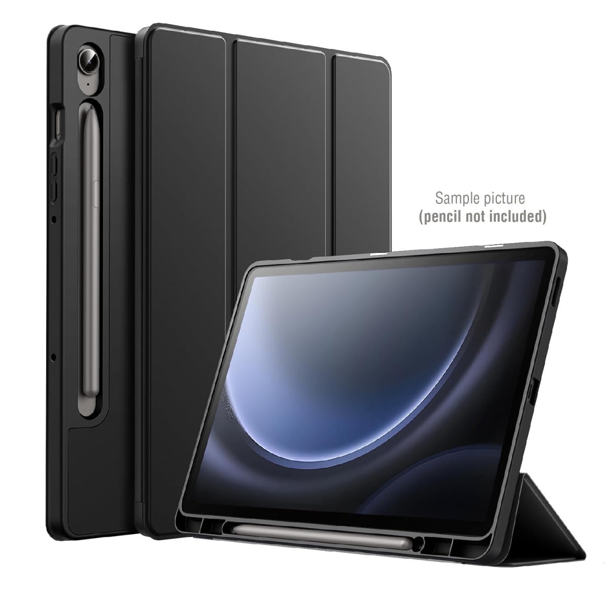 4smarts Tablet-Hülle »Folio Case Basic für Samsung Galaxy Tab S10 Ultra«, Backcover, Schutzhülle, Tabletschutzhülle, Case, Schutzcase, stossfest