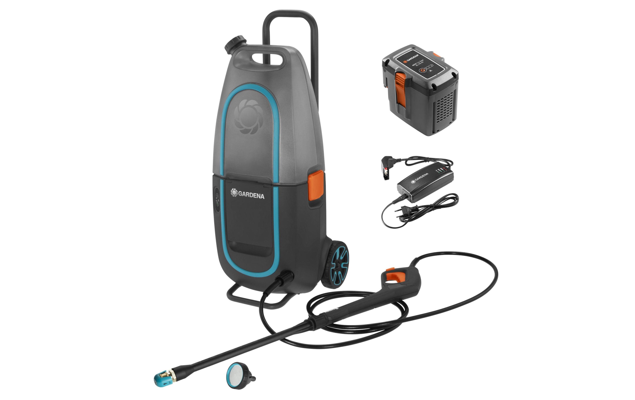 GARDENA Akku-Druckreiniger »AquaClean Li-40/60 Set«