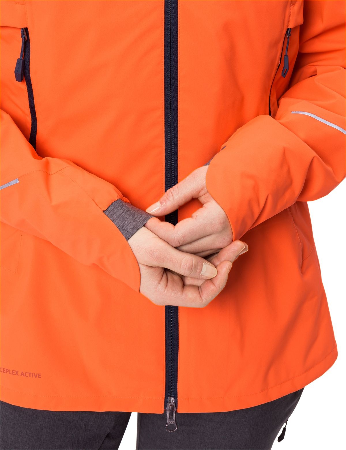 VAUDE 3-in-1-Funktionsjacke, mit Kapuze, Wasserdicht, winddicht und atmungsaktiv