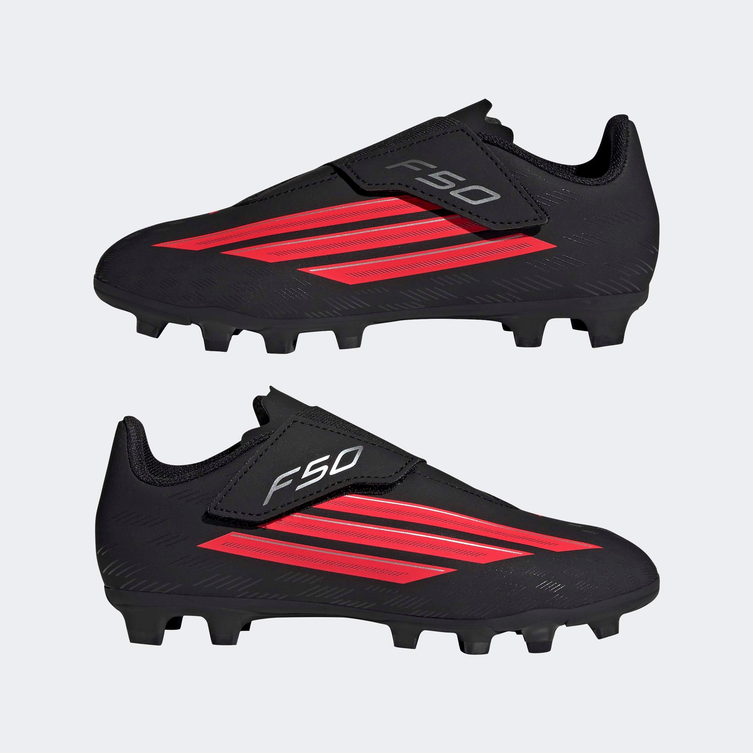 adidas Performance Chaussure de football »F50 CLUB VELCRO FIRM GROUND / MULTI GROUND KIDS«  für viele verschiedene Böden geeignet, für Kinder & Jugendliche