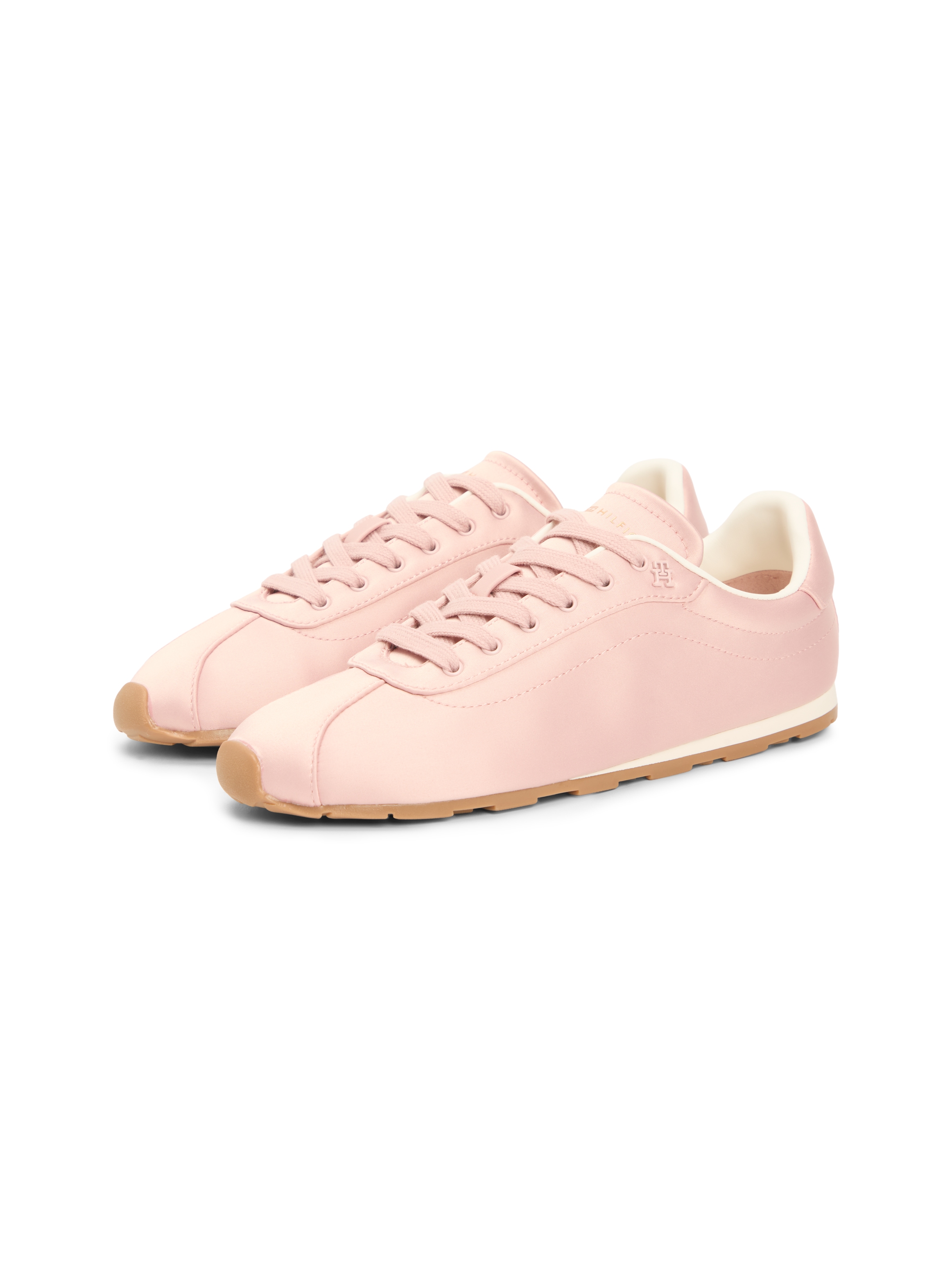 Tommy Hilfiger Sneakers »TH BELLA LOW RUNNER SATIN«  chaussure de loisirs, chaussure basse, à lacets avec logo TH latéral