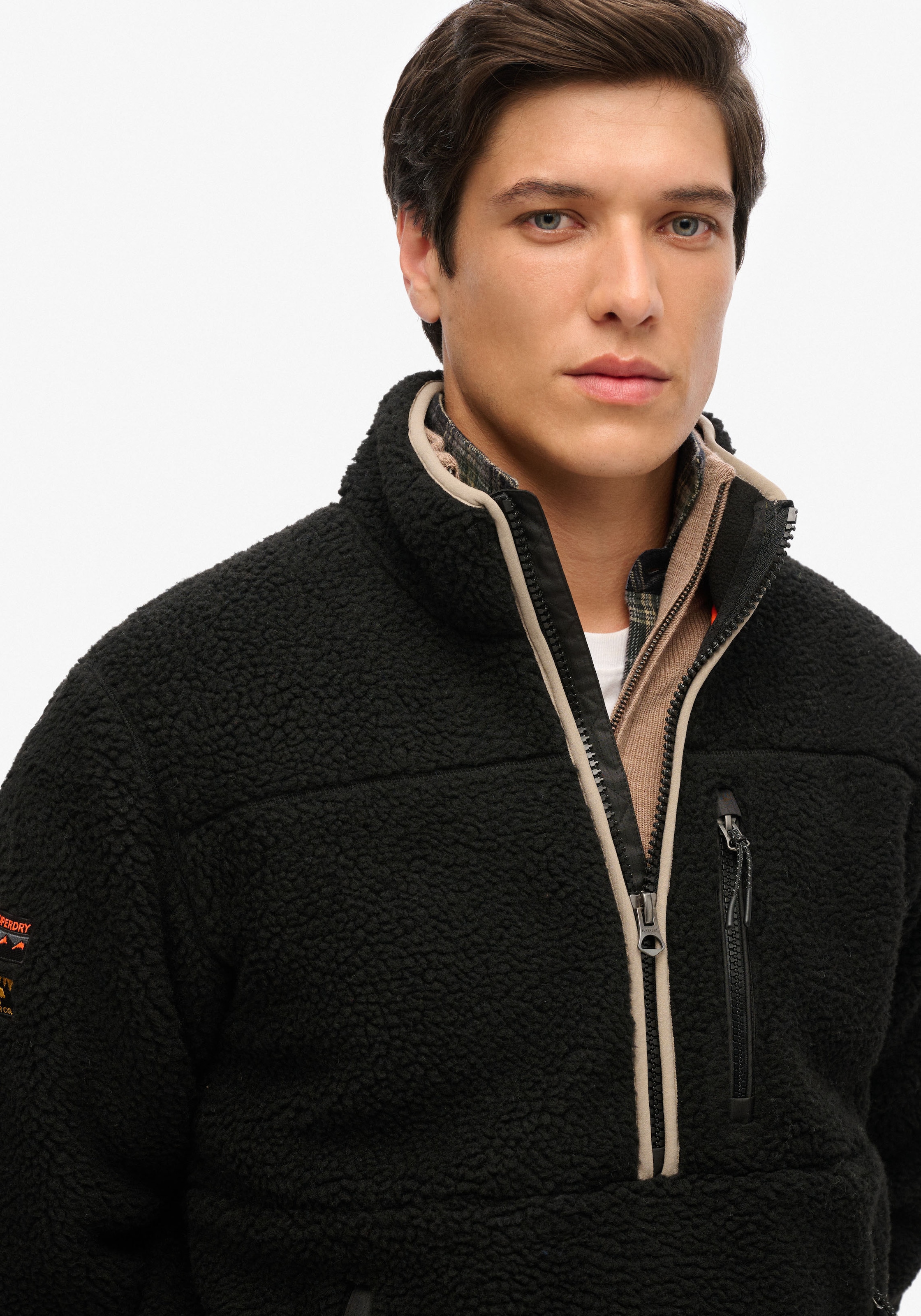 Superdry Fleecepullover »OUTDOOR FLEECE HALF ZIP«