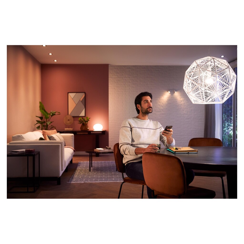 Philips Hue LED-Leuchtmittel »Philips Hue Leuchtmittel White & Color«, E27, Tageslichtweiss-Neutralweiss-Warmweiss-Farbwechsler