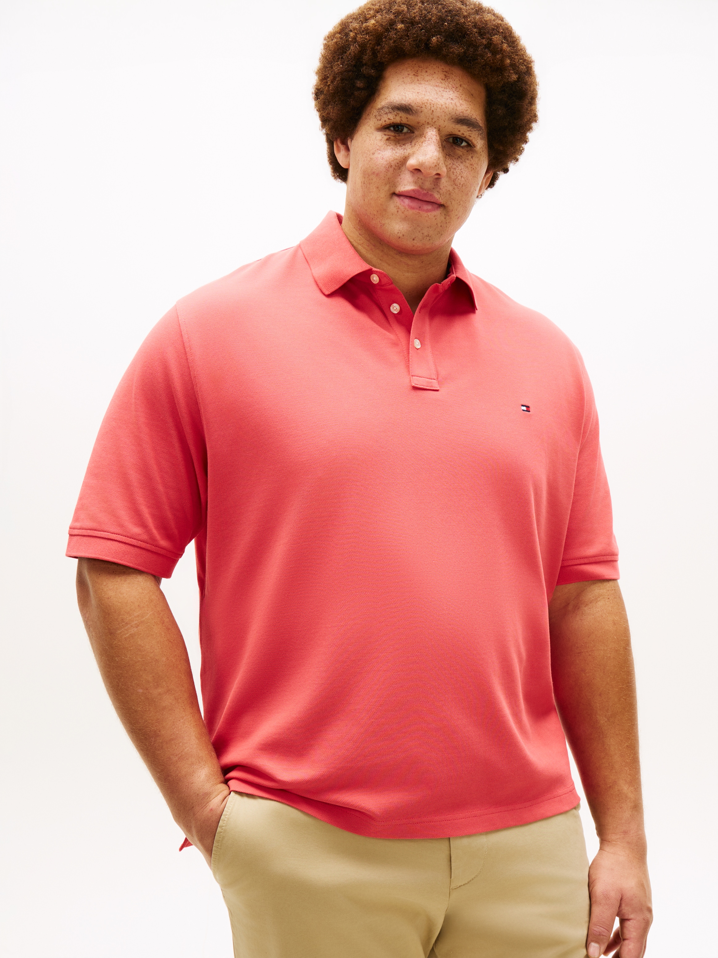 Image of Tommy Hilfiger Big & Tall Poloshirt "1985 - REGULAR" elastisch, Regular Fit für grosse Grössen