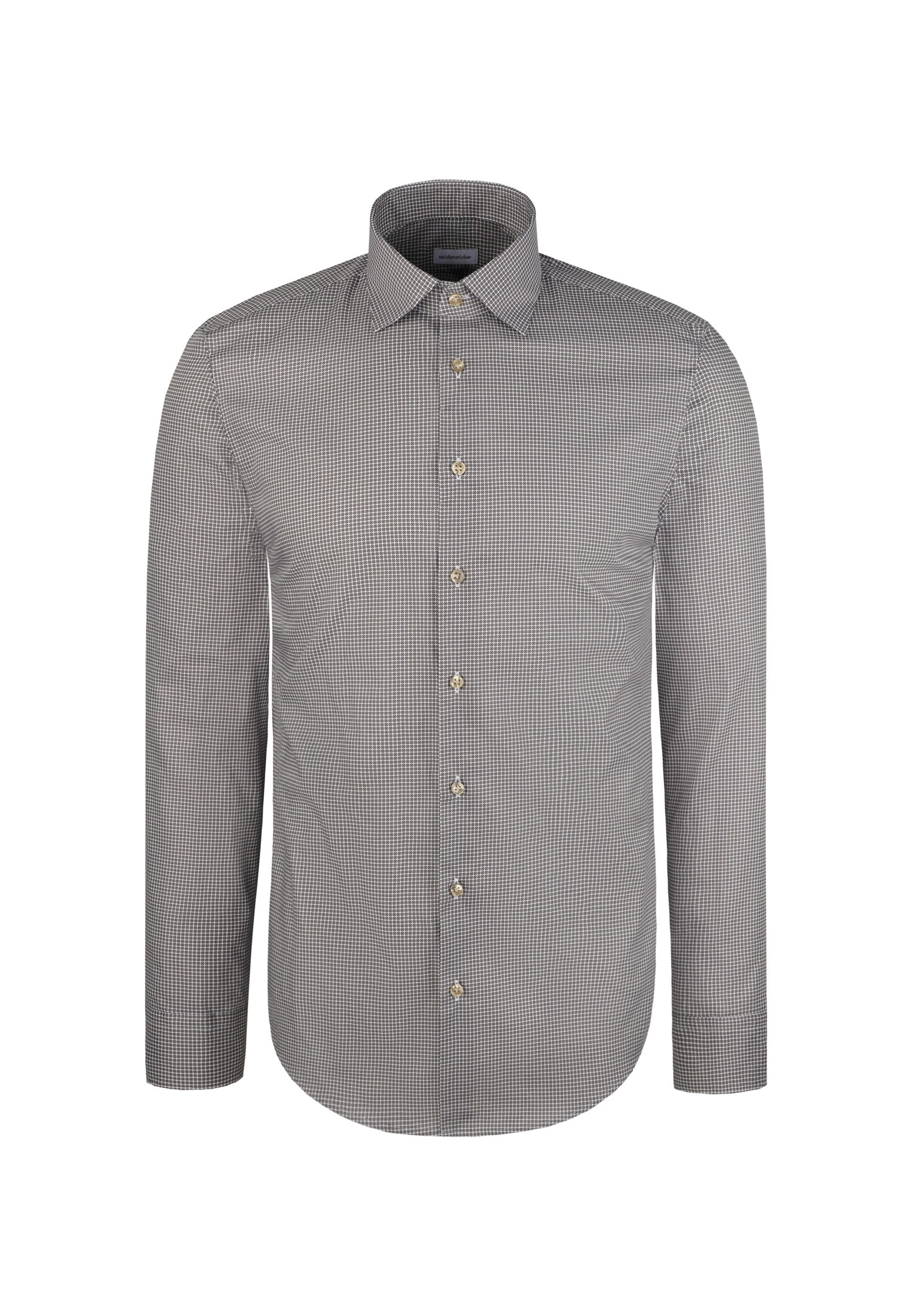 seidensticker Businesshemd »Schwarze Rose« X-Slim 1/1 Kentkragen Druck