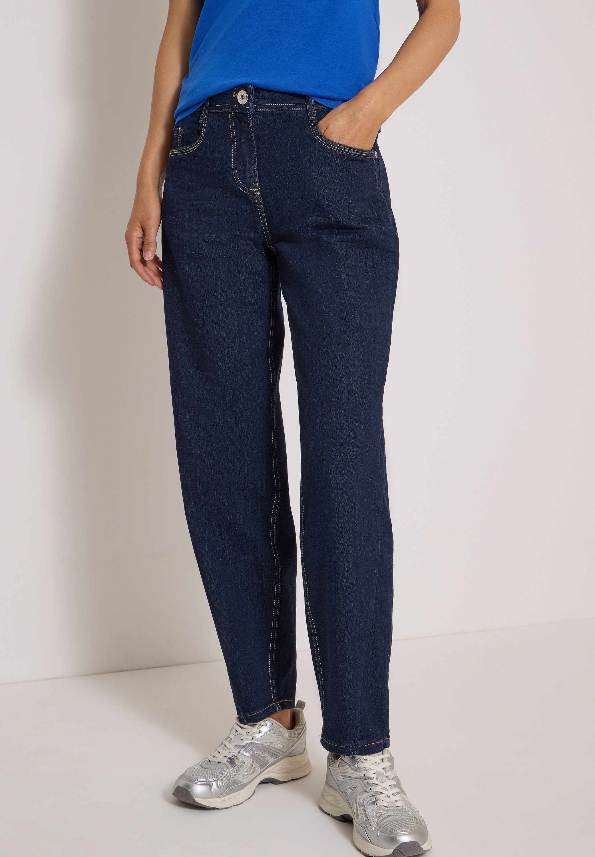 Image of Cecil Loose-fit-Jeans mit Elasthan, Loose Fit