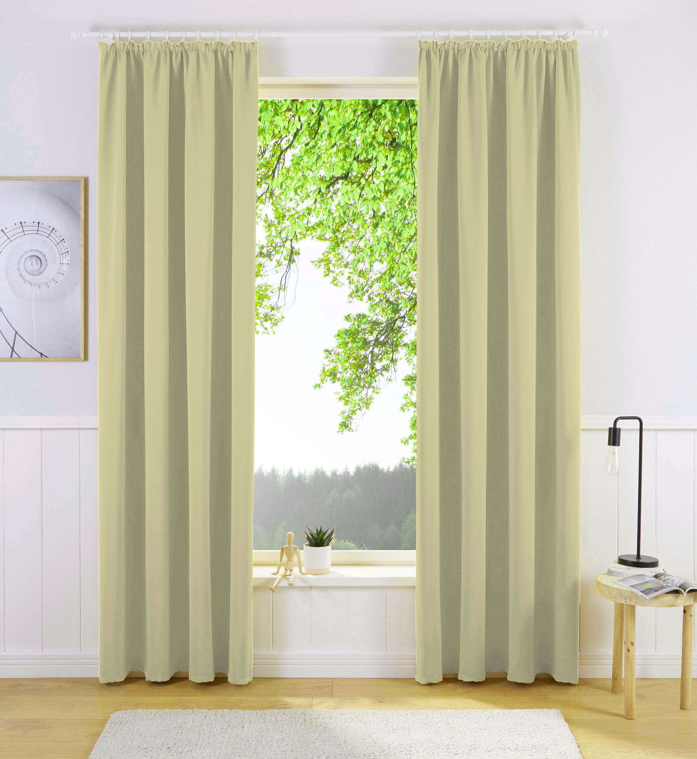 Verdunkelungsvorhang »Barcell«, (1 St.), blickdicht, nachhaltig, recyceltes Polyester,...
