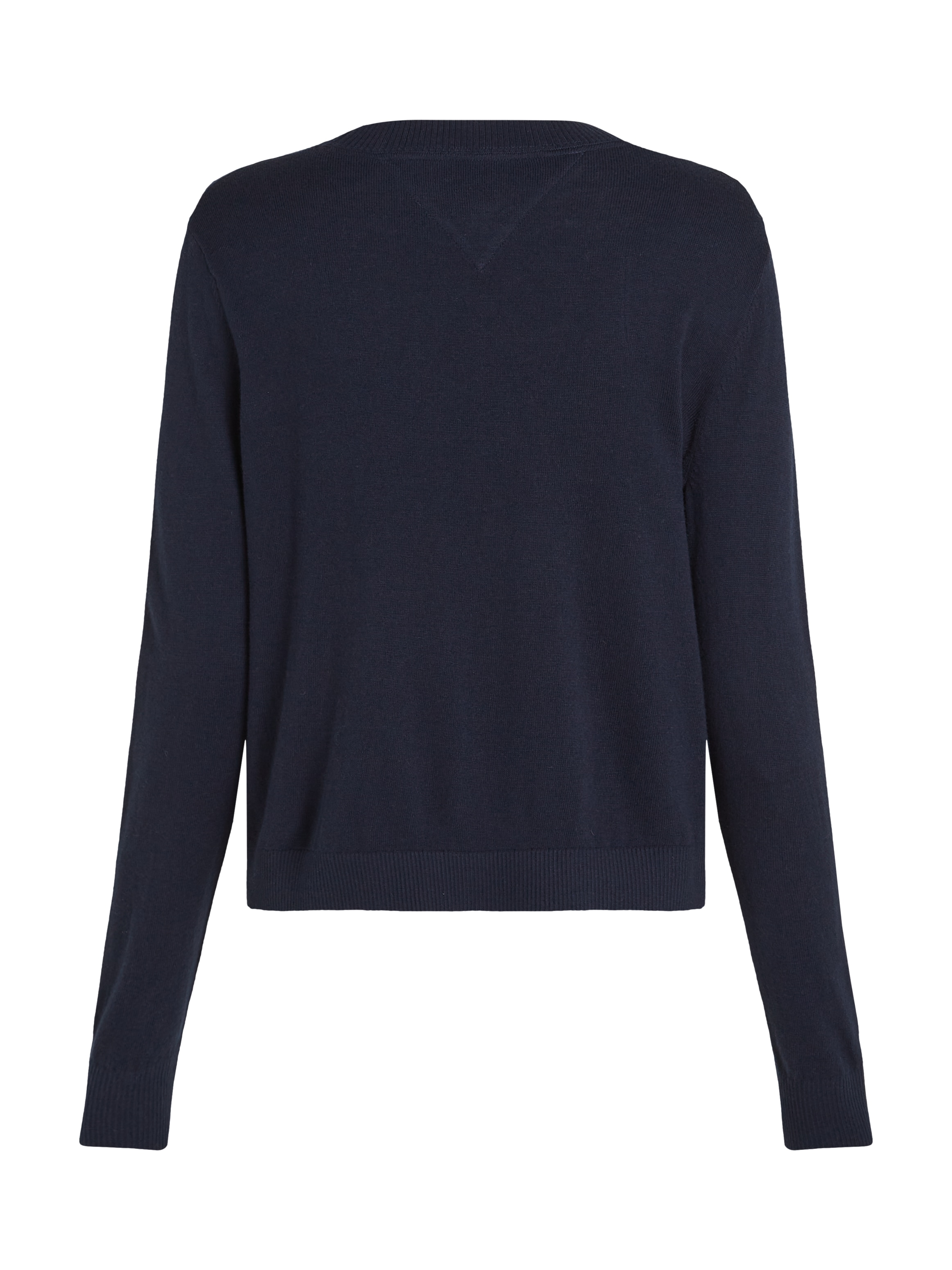 Tommy Jeans Strickpullover »TJW ESSENTIAL CREW NECK SWEATER«, mit Logostickerei