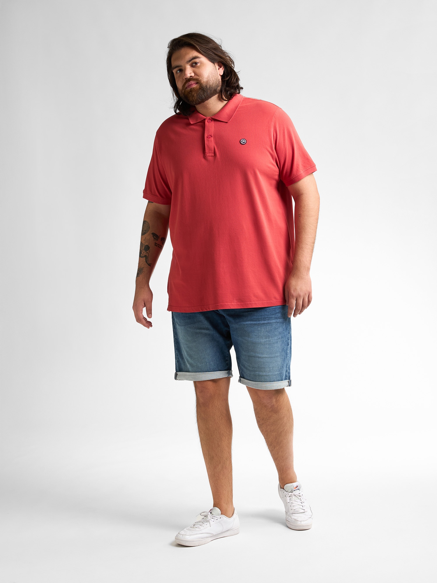 Petrol Industries Polo mit Logo Stickerei