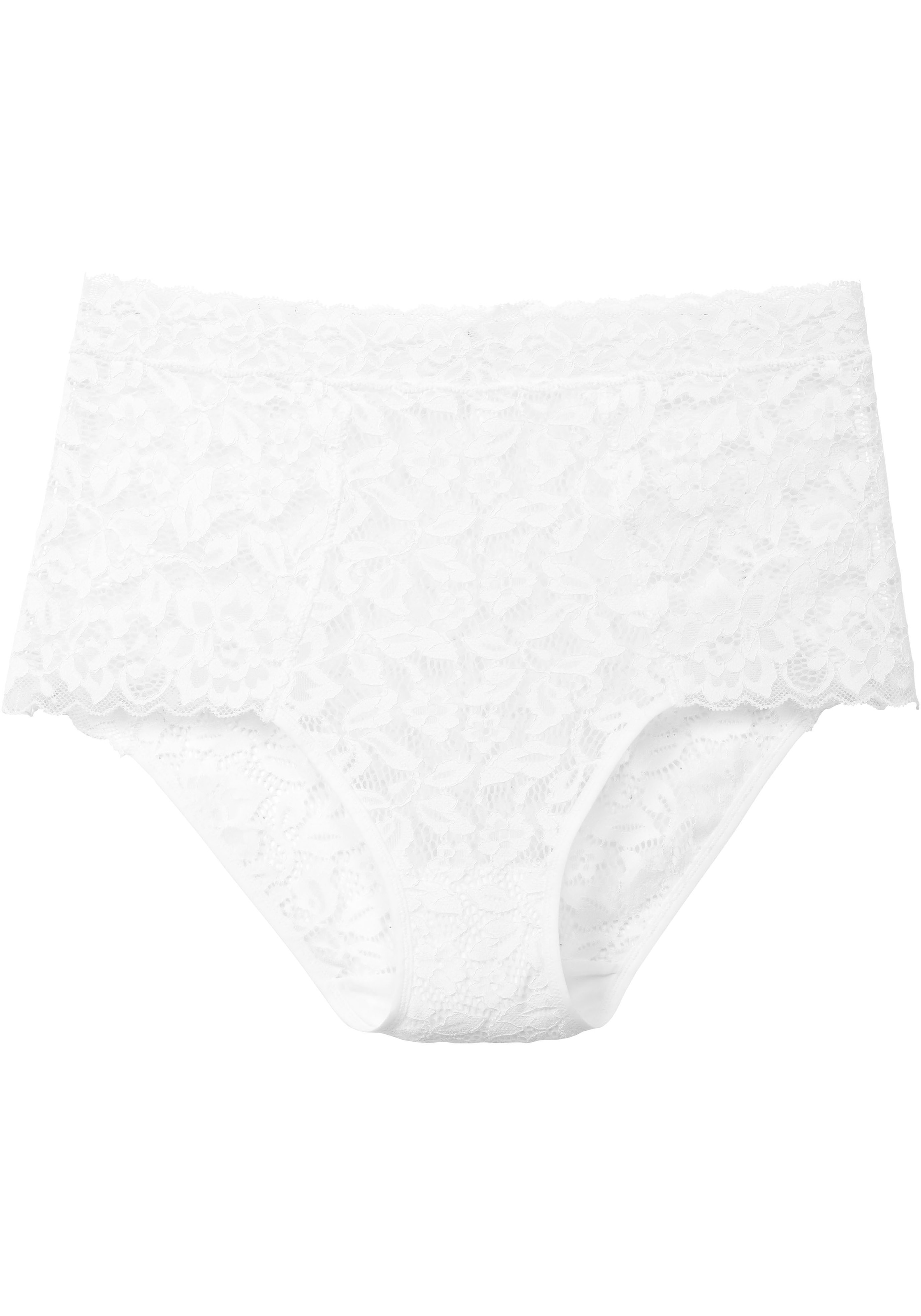 CALIDA High-Waist-Slip »Natural Comfort Lace«, mit Blumenspitze