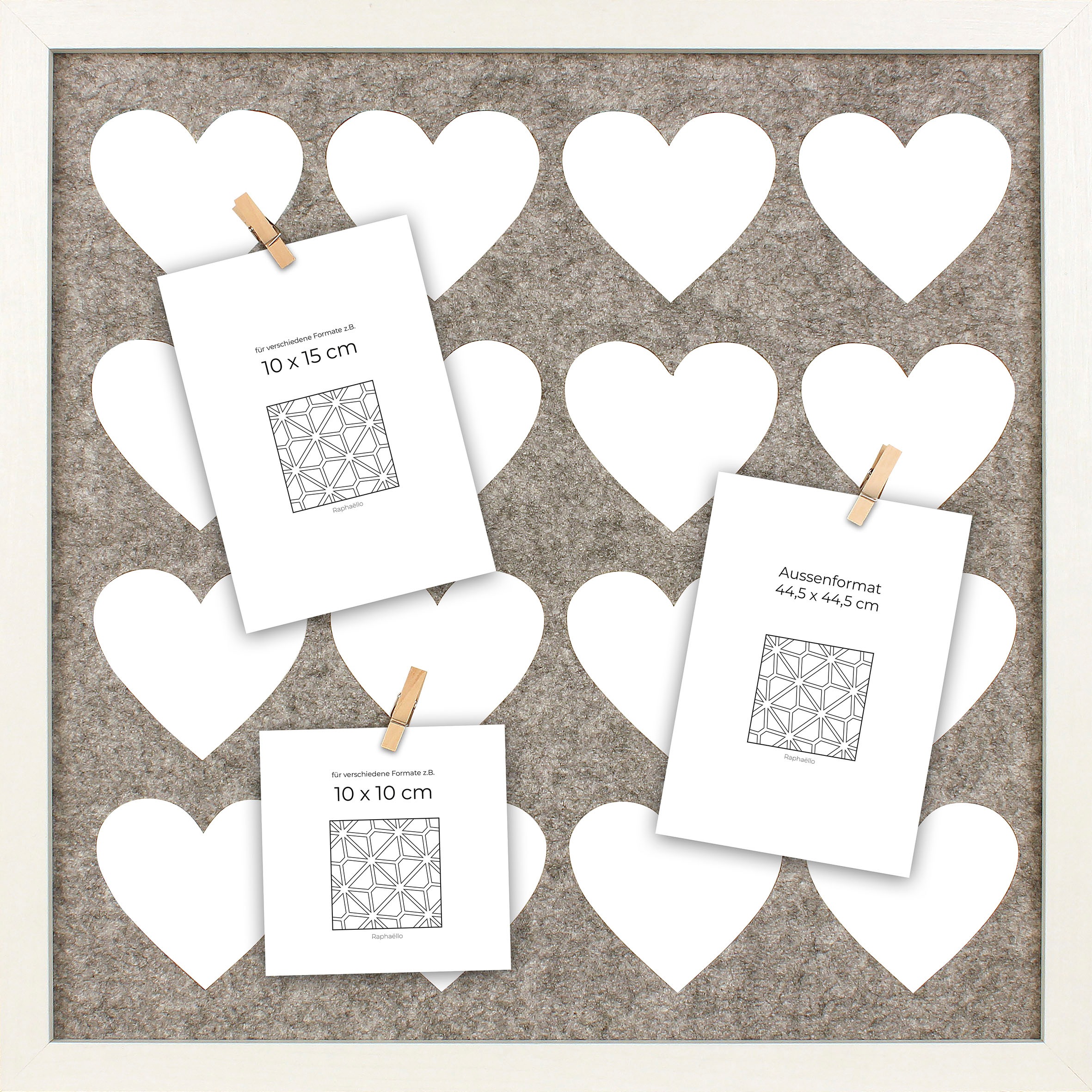 Image of RAPHAELLO Bilderrahmen »Collage Bristol«, (1 St.), Cliprahmen-weiss bei Ackermann Versand Schweiz