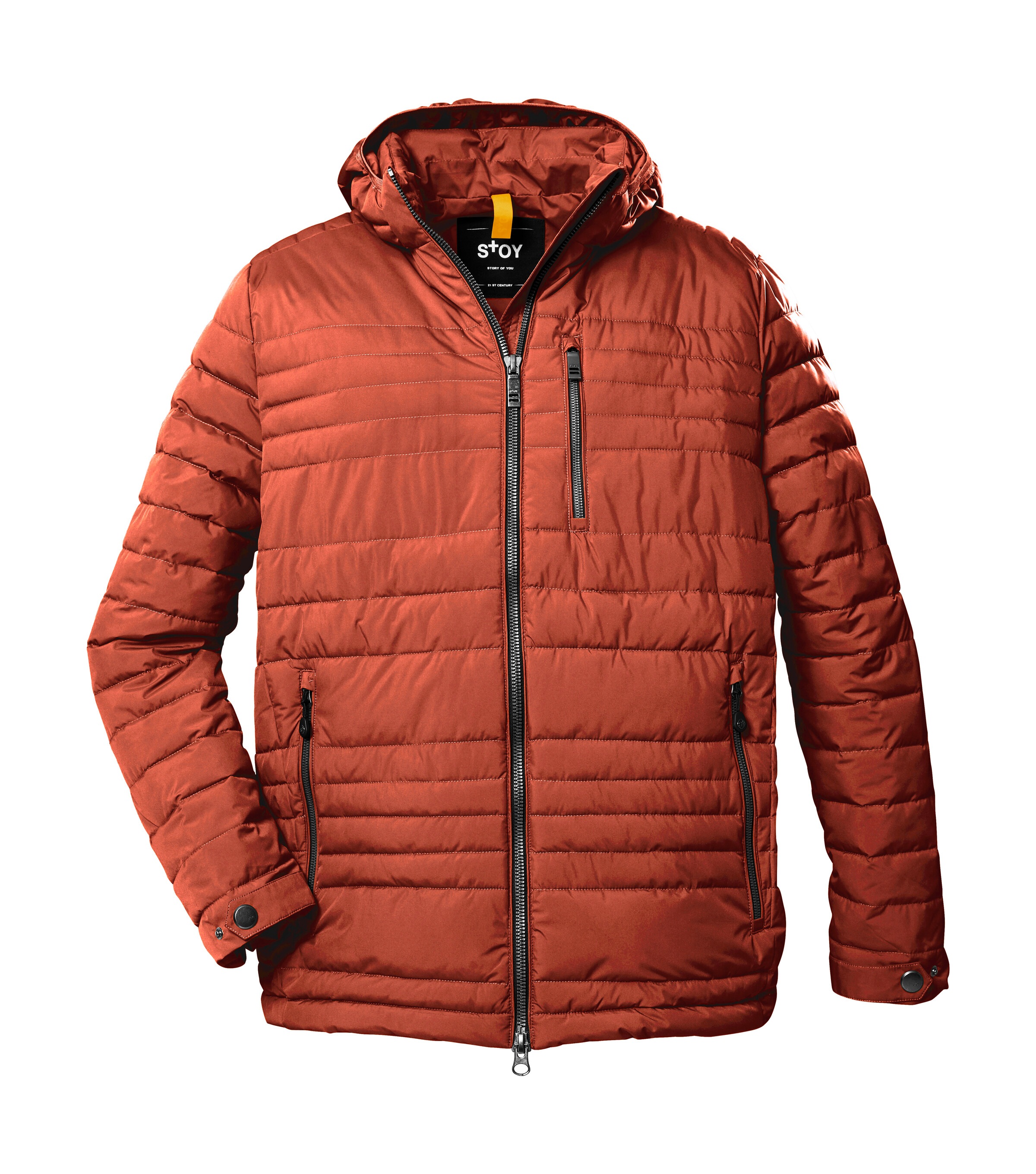 Image of STOY Steppjacke "STW 16 MN QLTD JCKT" Atmungsaktive, wasserabweisende Steppjacke mit abzippbarer Kapuze