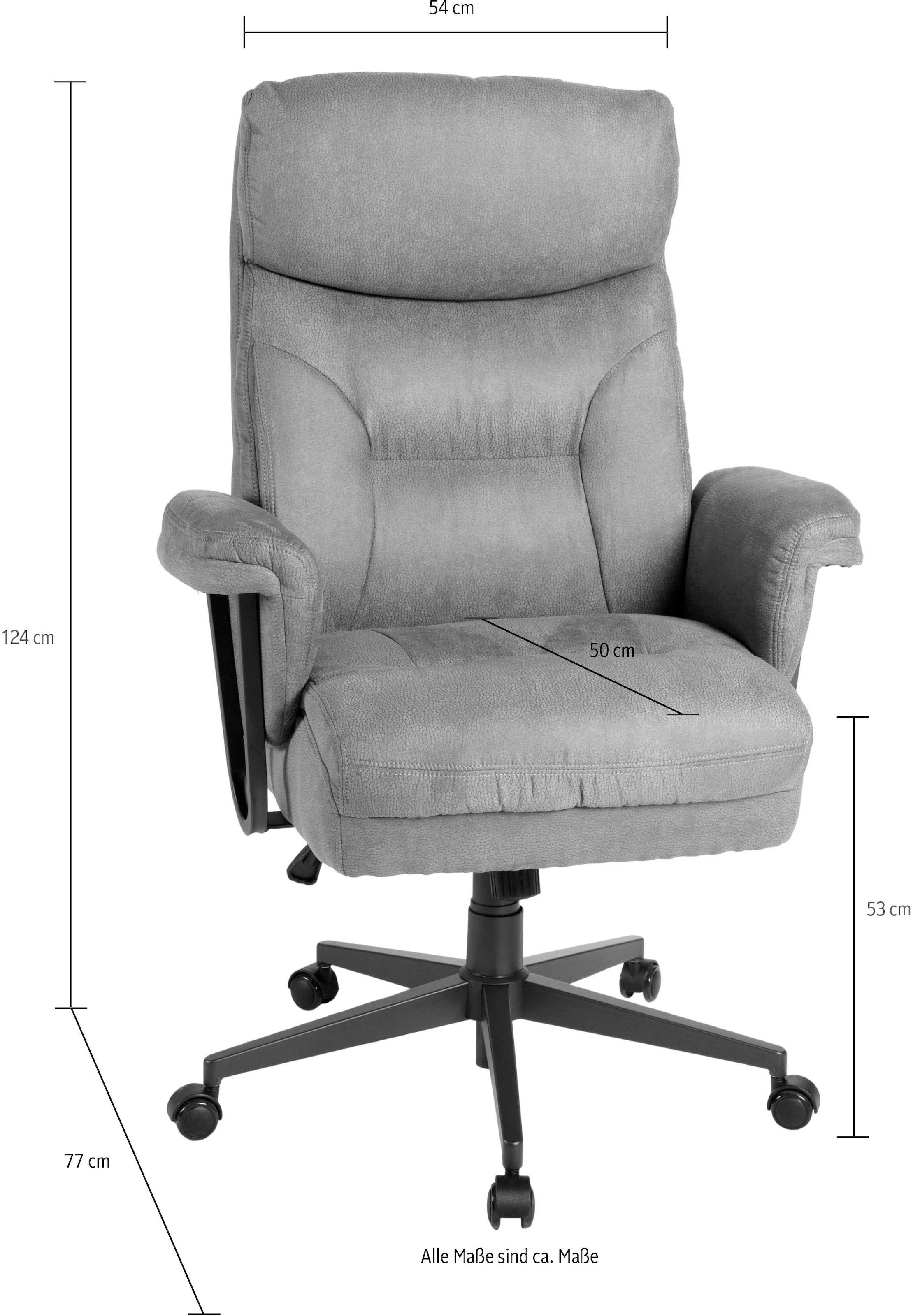 Duo Collection Chefsessel »Tiago XXL« () Belastbarkeit bis zu 150 kg, Taschenfederkern im Sitz