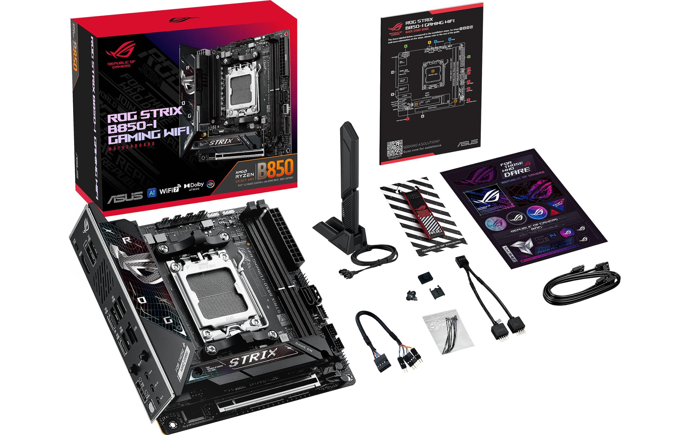 Asus Mainboard »ROG STRIX B850-I GAMING WIFI«