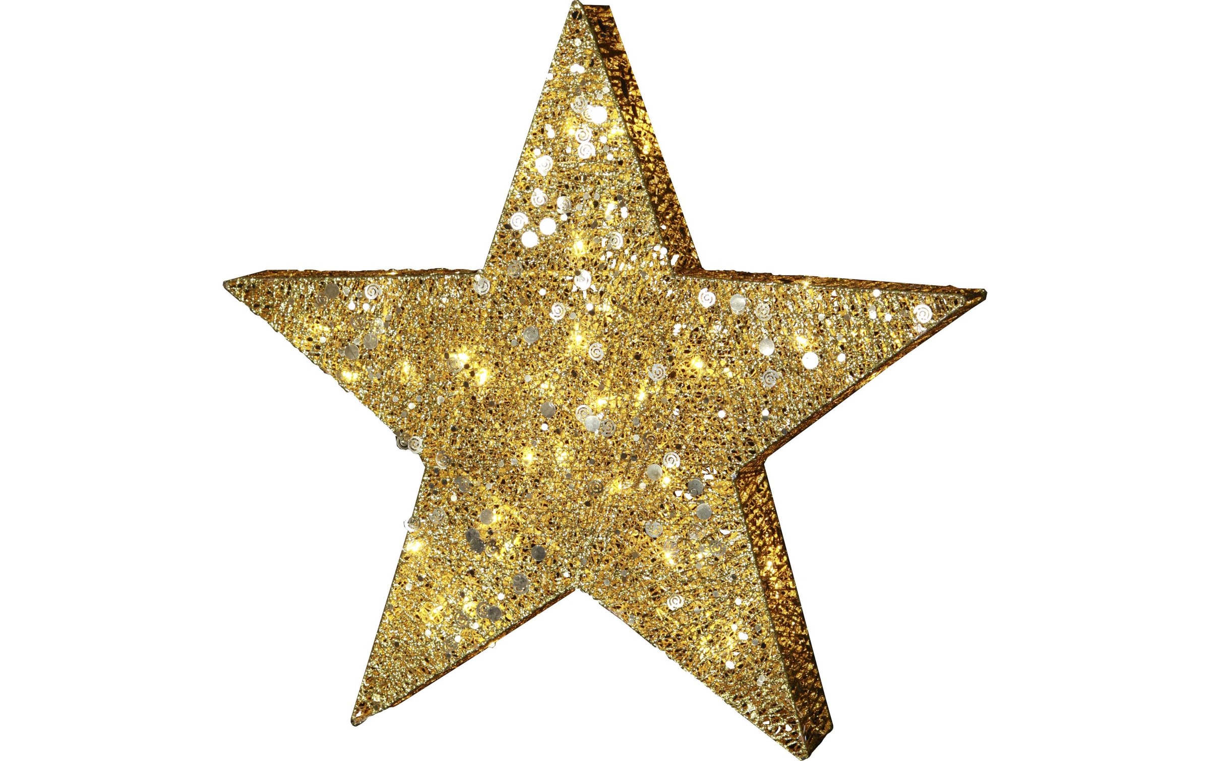 Image of STAR TRADING Systemlichterkette »Sequin Ø 70 cm Goldfarben, Outdoor« bei Ackermann Versand Schweiz