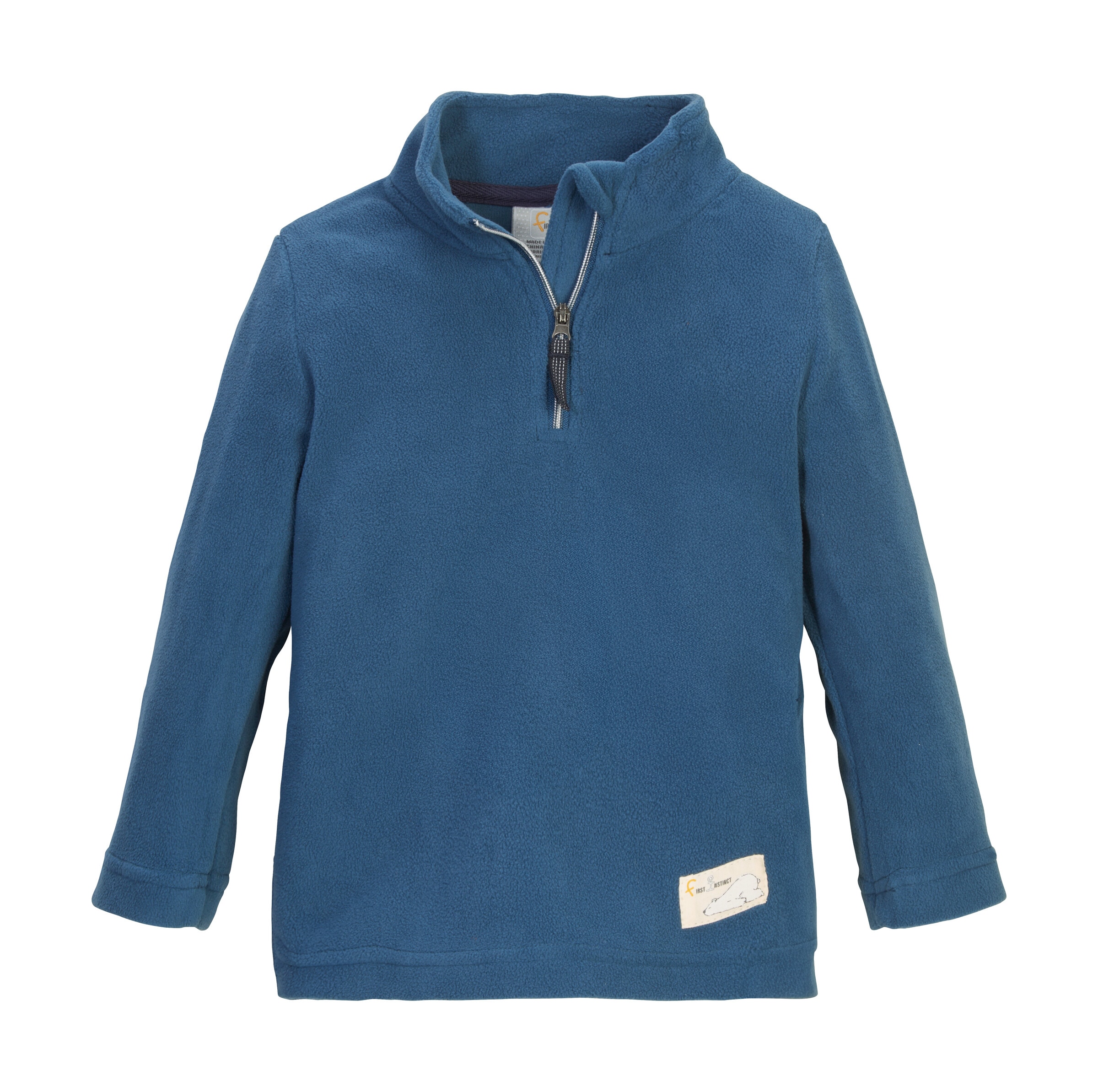 first instinct by killtec Fleecepullover »FISW 30 MNS FLC SHRT«, Fleeceshirt mit Kinnschutz, reflektierenden Details und Namensetikett
