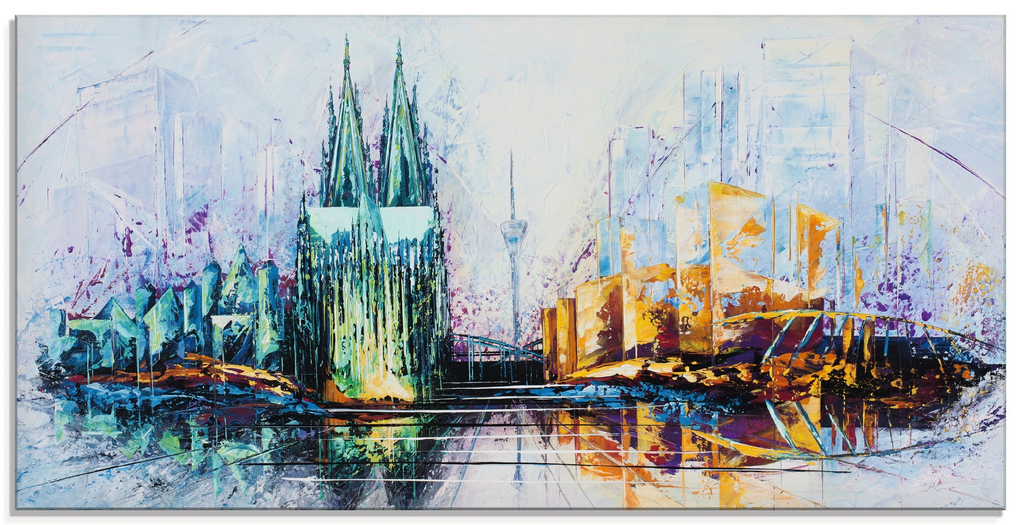 Image of Artland Glasbild »Kölner Dom Skyline 6«, Deutschland, (1 St.) bei Ackermann Versand Schweiz