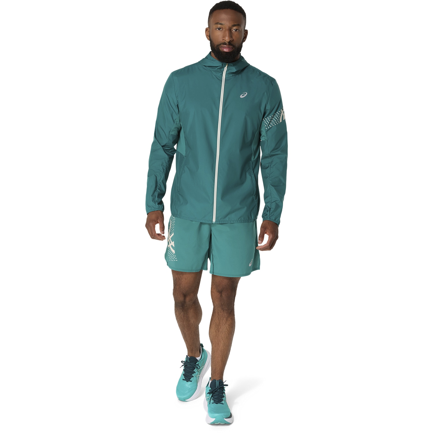 Asics Laufjacke »ASICS ICON JACKET«, mit Kapuze