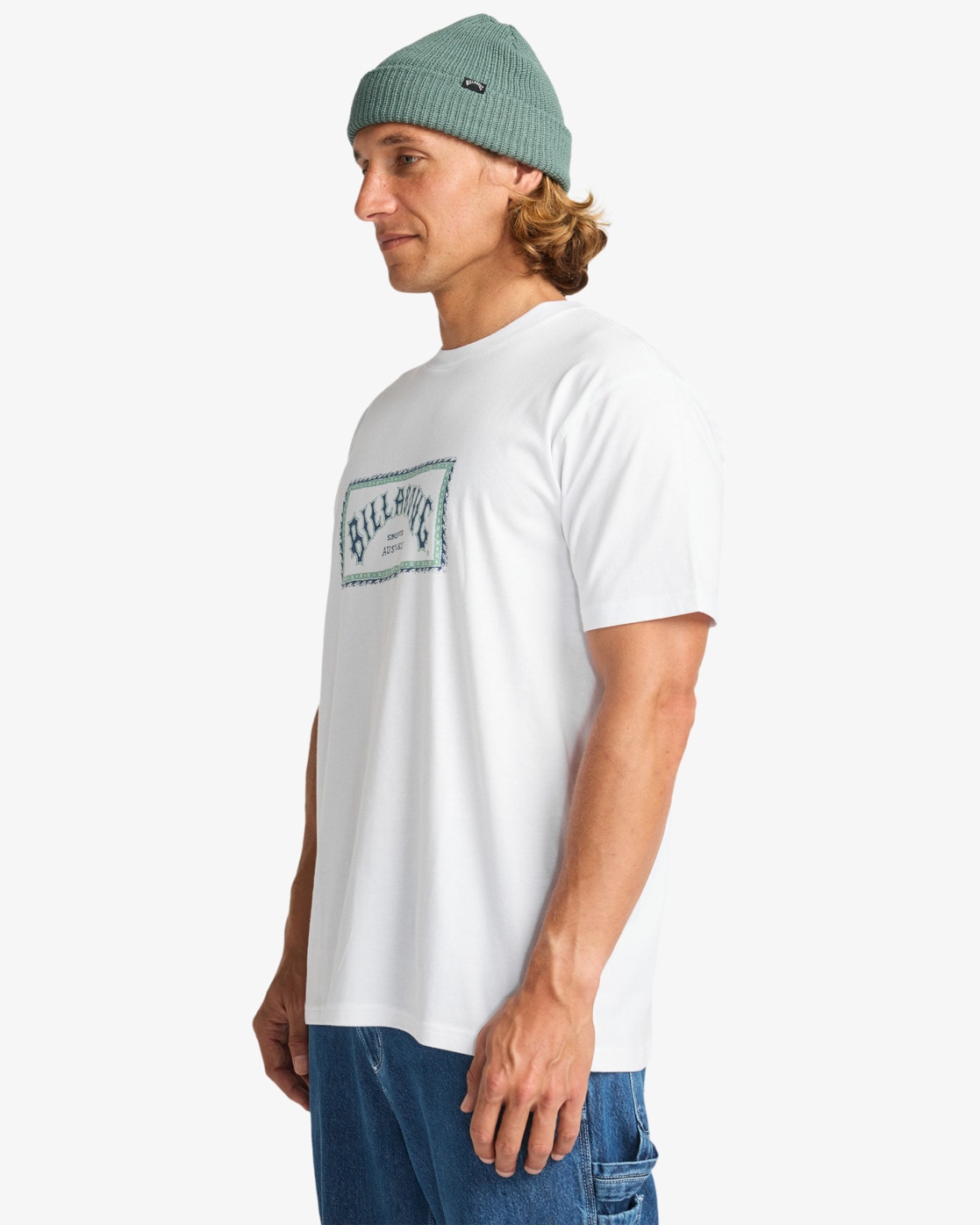 Billabong T-shirt »ARCH FRAME SS« sportlicher Stil, aus Baumwolle
