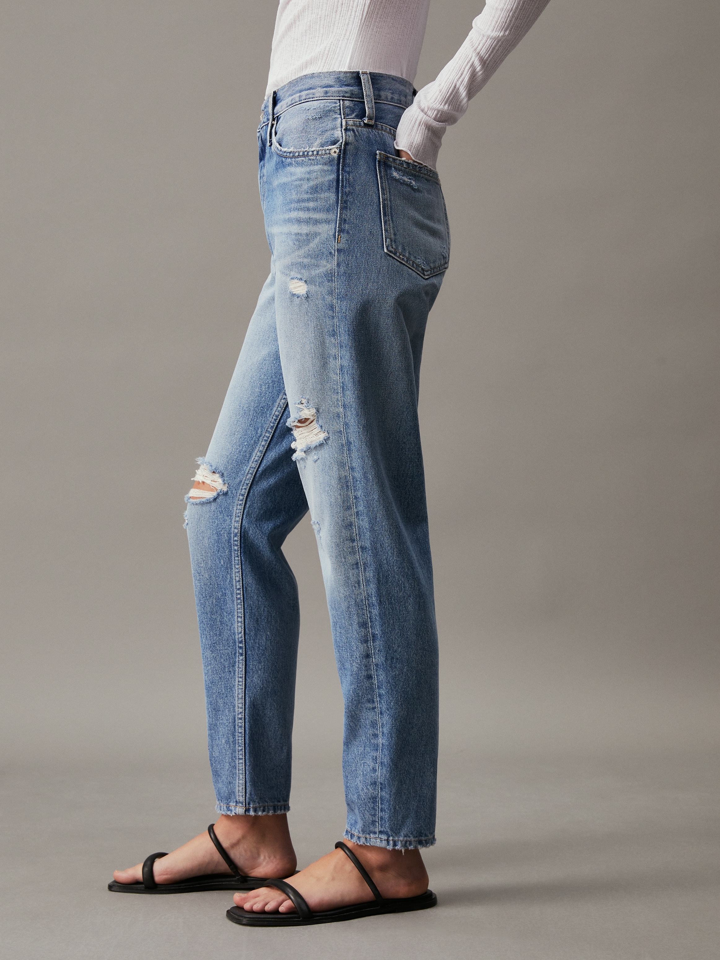 Calvin Klein Jeans Mom-Jeans »MOM JEAN«, im 5-Pocket-Style