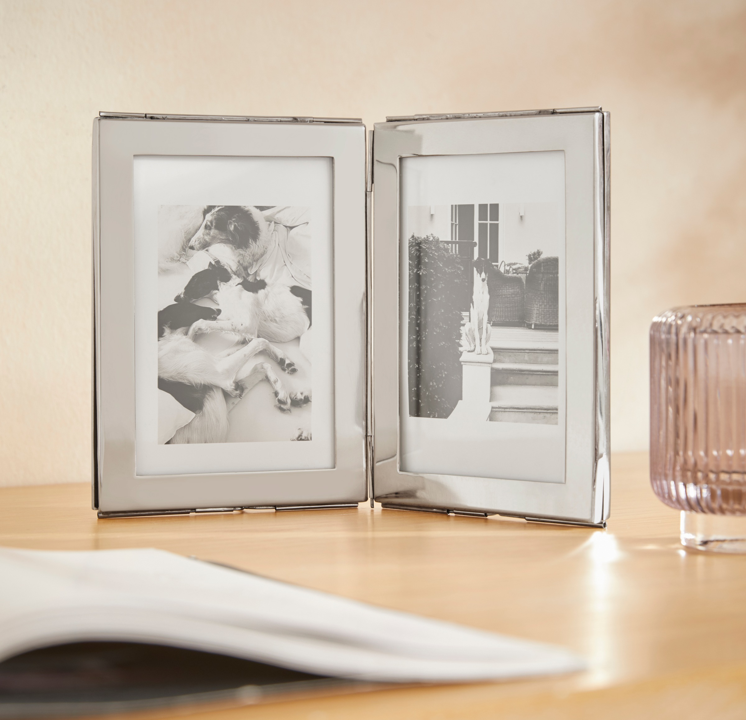 Image of Guido Maria Kretschmer Home&Living Bilderrahmen-Set »Bibeloto, silberfarben«, Fotorahmen-aufklappbar bei Ackermann Versand Schweiz