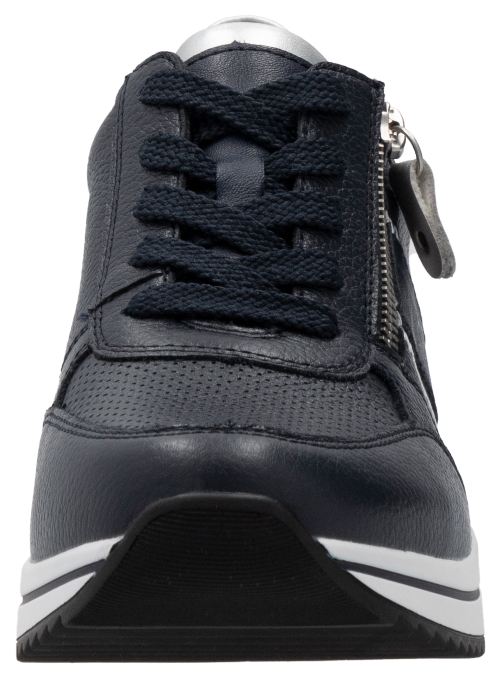 Remonte Baskets compensées  , Freizeitschuh, Halbschuh, Schnürschuh mit Metallic-Kontrastbesätzen