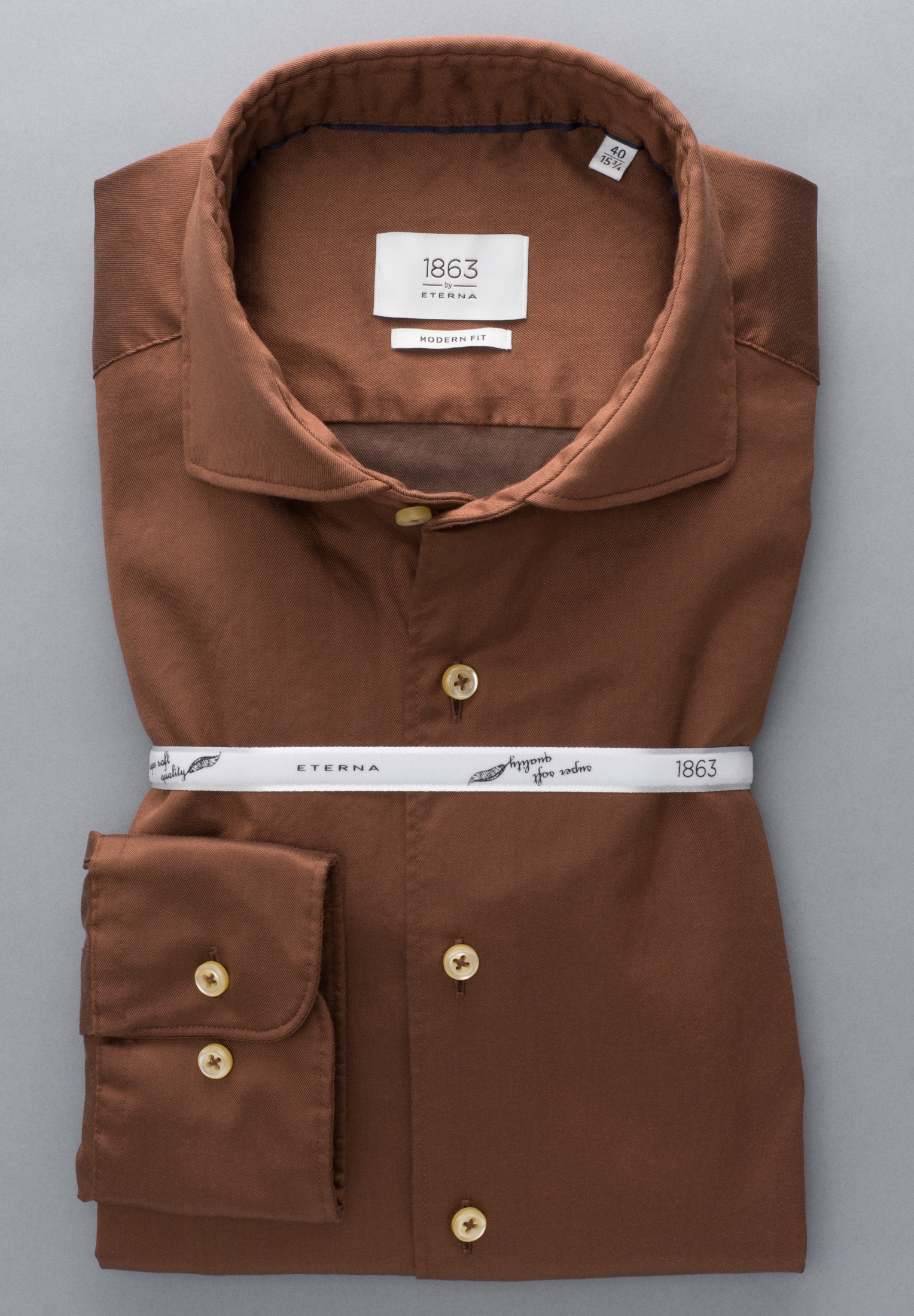 Eterna Langarmhemd »MODERN FIT«, EASY IRON (bügelleicht)