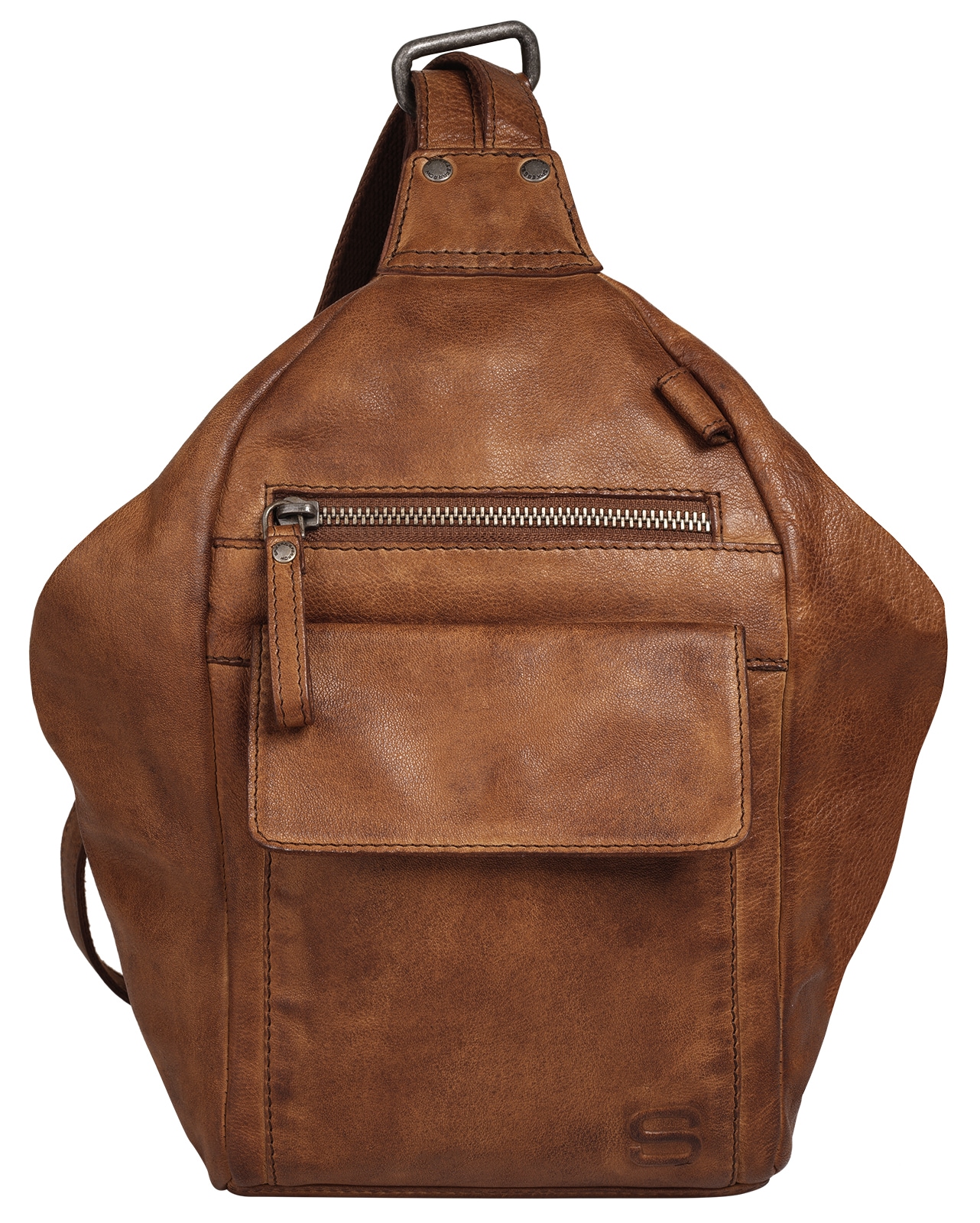 Image of Spikes & Sparrow Cityrucksack "SPIKES & SPARROW Damen echt Leder" echt Leder