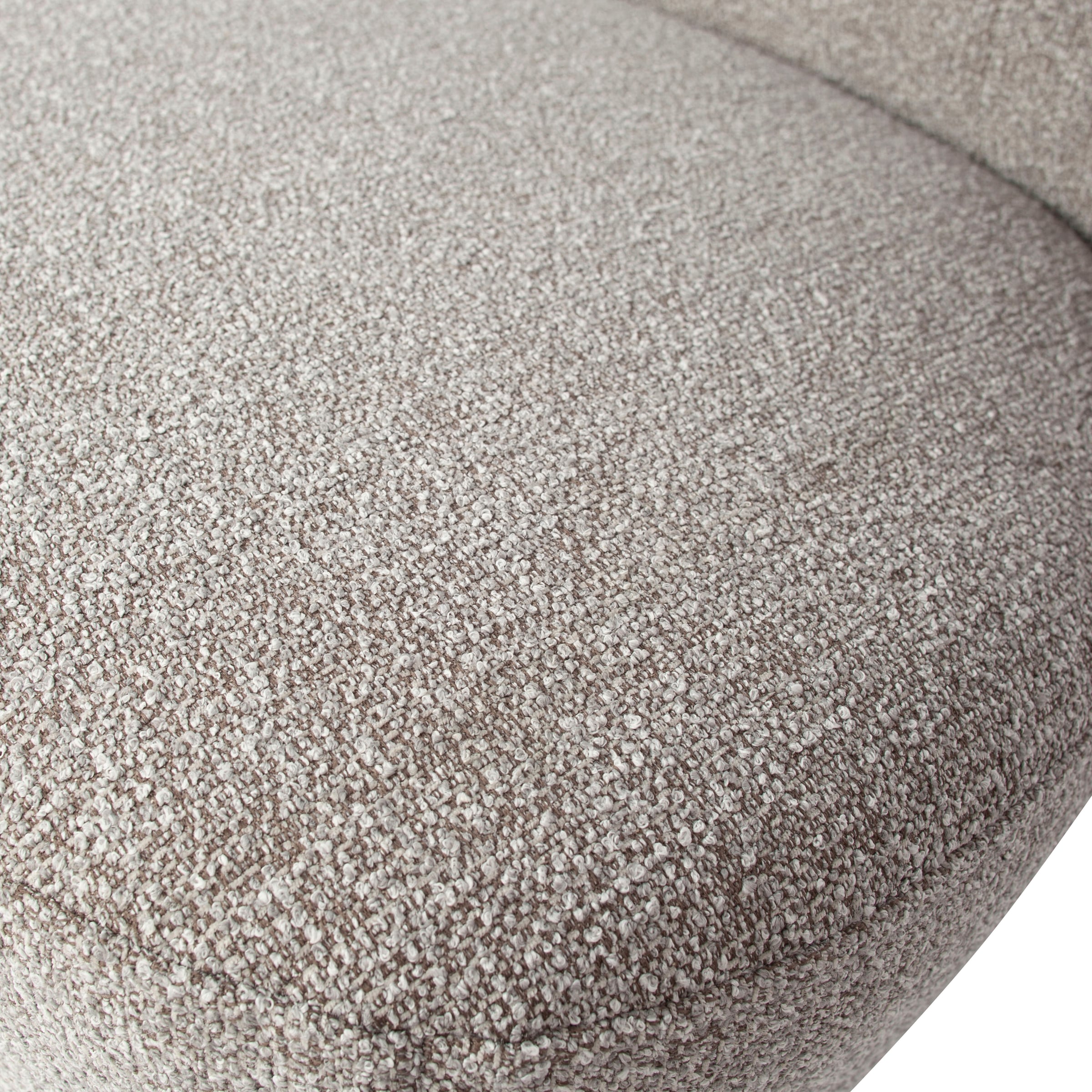WOOOD Loungesessel »Lofty mit Bouclé-Bezug und Hartholzrahmen B 68 x T 72 x H 75 cm« Hohe Verschleissfestigkeit, Sitzhöhe 42 cm, separates Rückenkissen