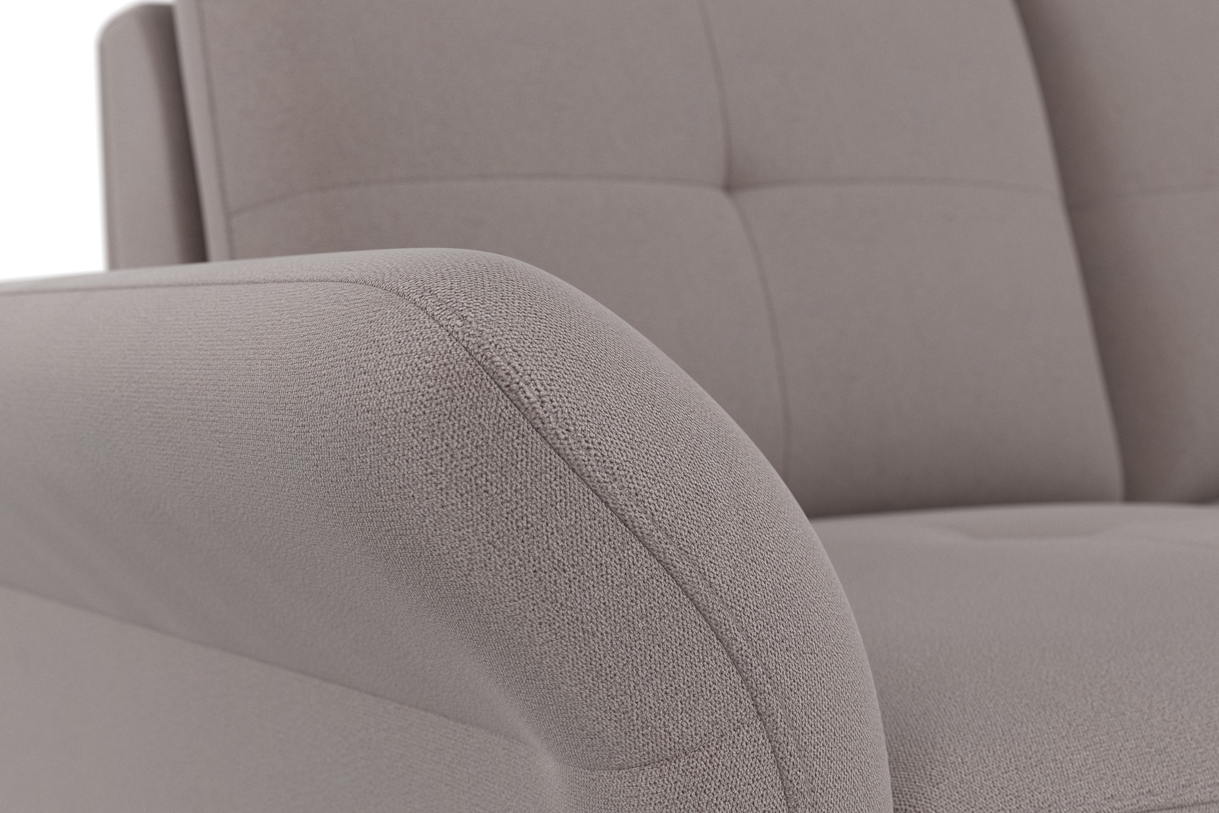 Places of Style Ecksofa »Calando L-Form«, wahlweise mit Bettfunktion, Bettkasten und Armteilfunktion
