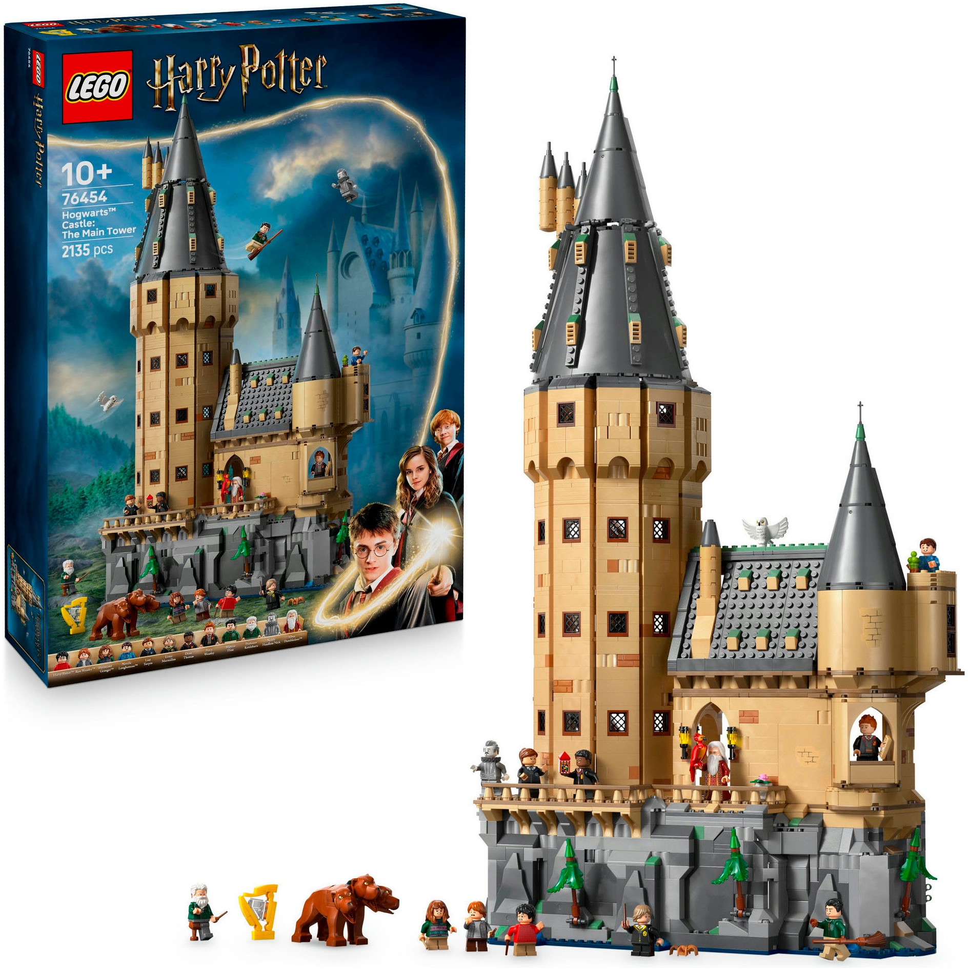 Image of LEGO Konstruktionsspielsteine "Schloss Hogwarts: Der Hauptturm (76454), LEGO Harry Potter™" Made in Europe