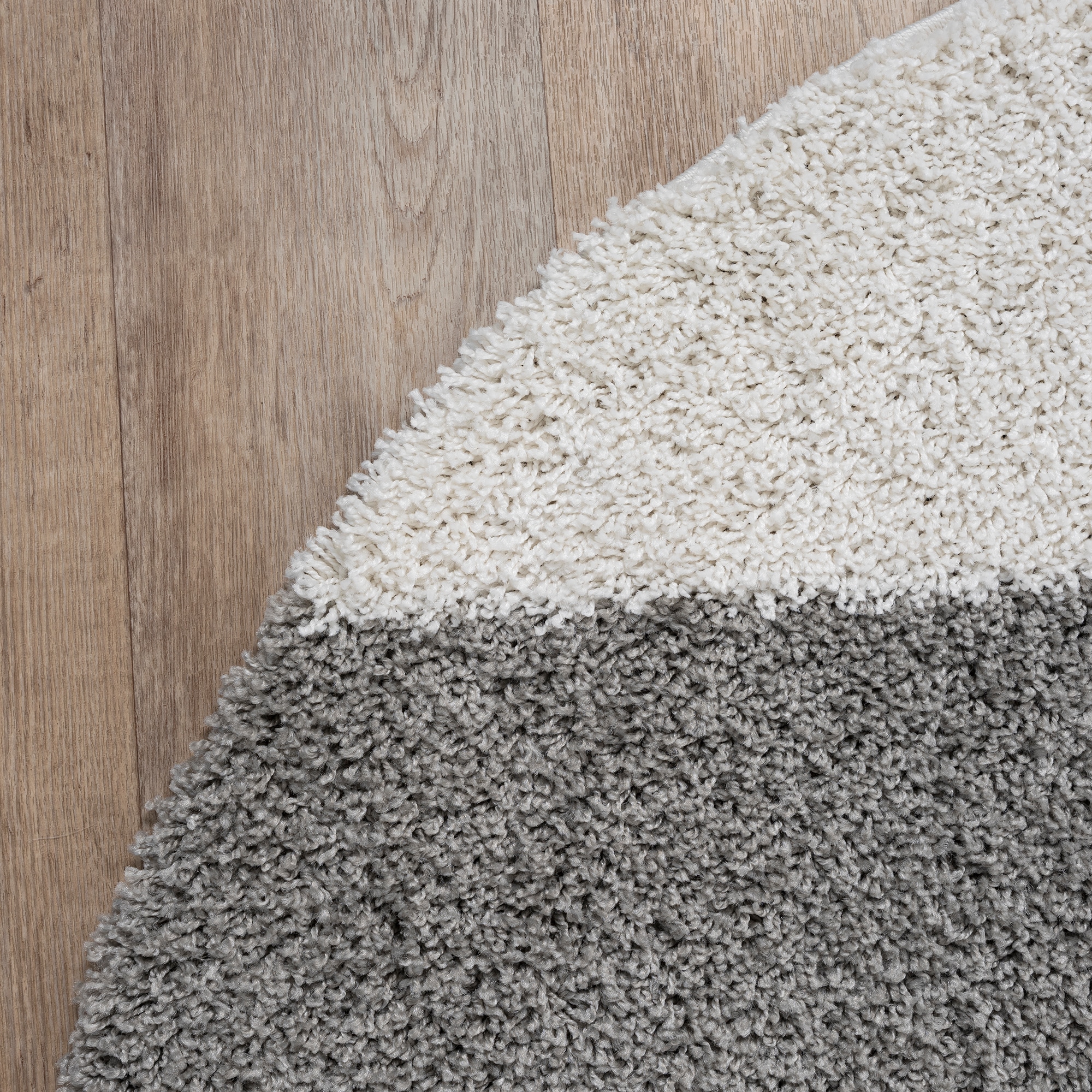 Sanat Hochflor-Teppich »Milano 1254« rund 30 mm Höhe Hochflor, Wohnzimmer, Schlafzimmer, fussbodenheizungsgeeignet