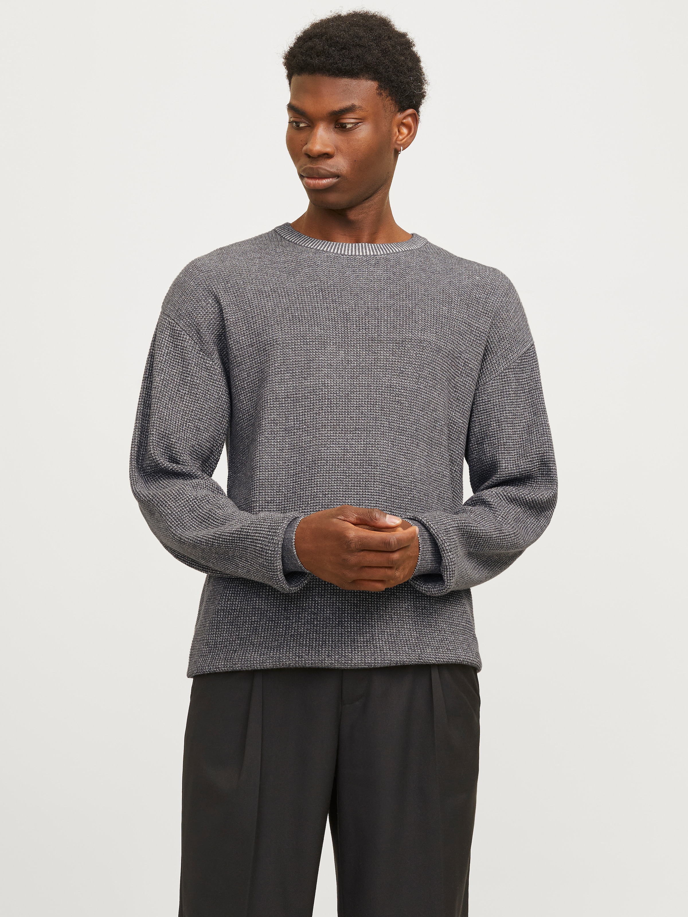Jack & Jones Strickpullover »JJWALTER KNIT RELAXED CREW NECK«
