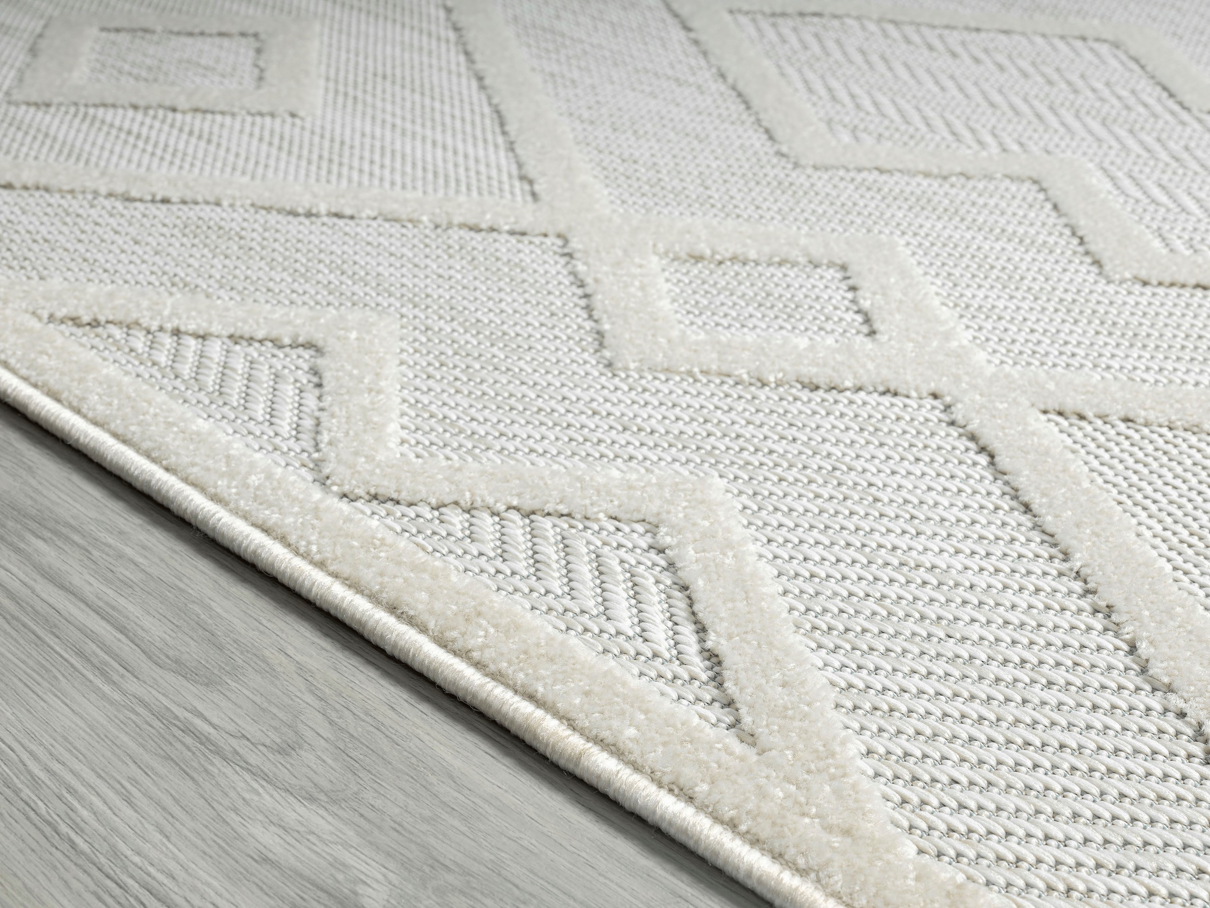 merinos Teppich »Tenerife 54085«, rechteckig, 5 mm Höhe, In- und Outdoor geeignet, robuster Kurzflor, Balkon, Aussenbereich
