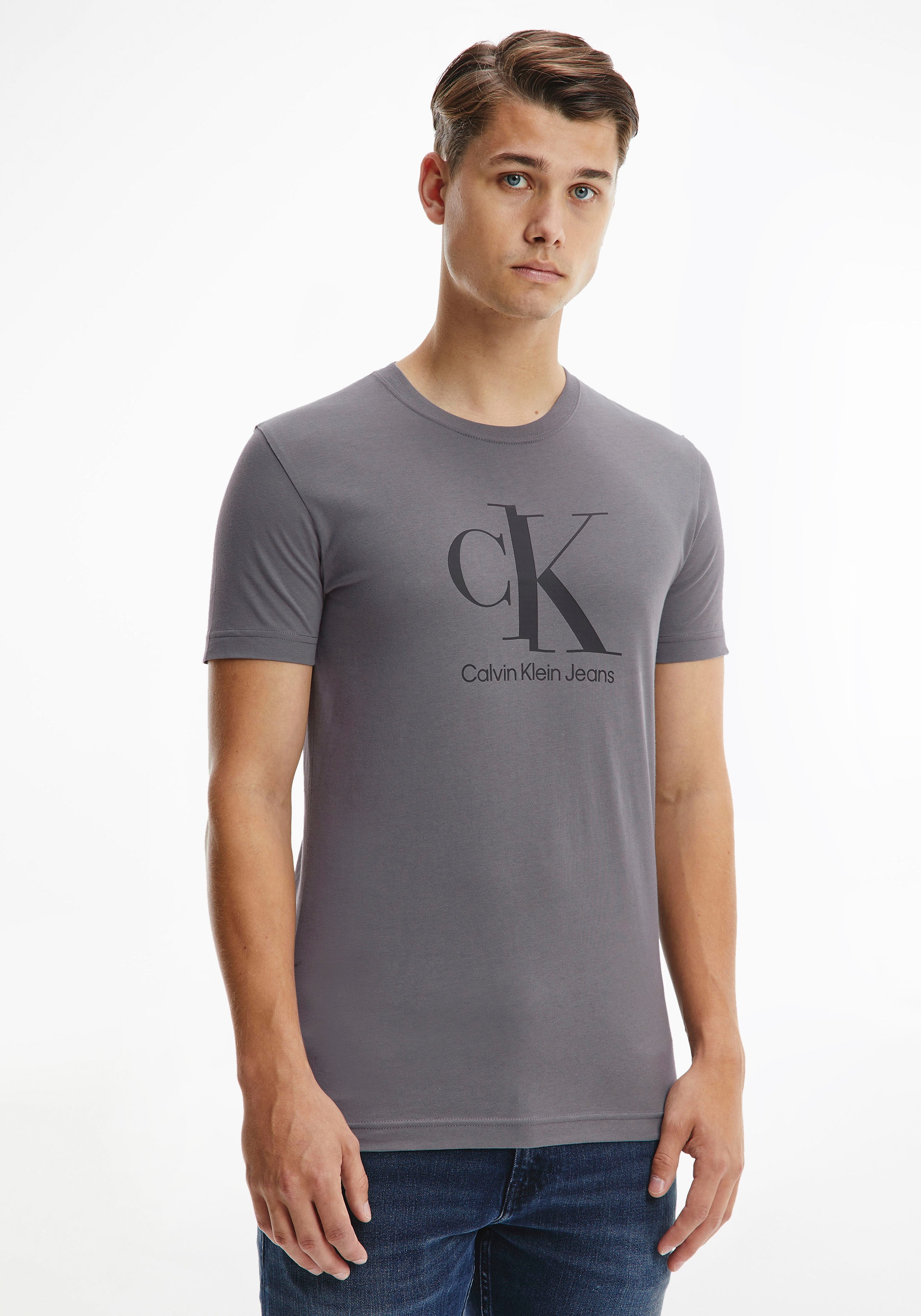 Image of Calvin Klein Jeans T-Shirt »SPLICED CK CENTER CHEST TEE« bei Ackermann Versand Schweiz