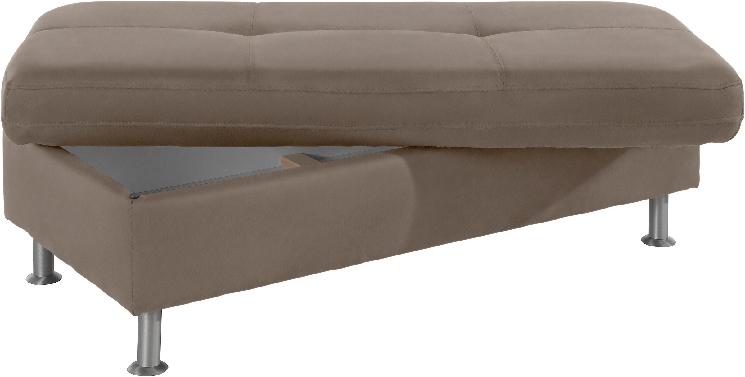 exxpo - sofa fashion Hocker »Maretto Bankhocker mit tollem Sitzkomfort«, praktisches Staufach unter der Sitzfläche