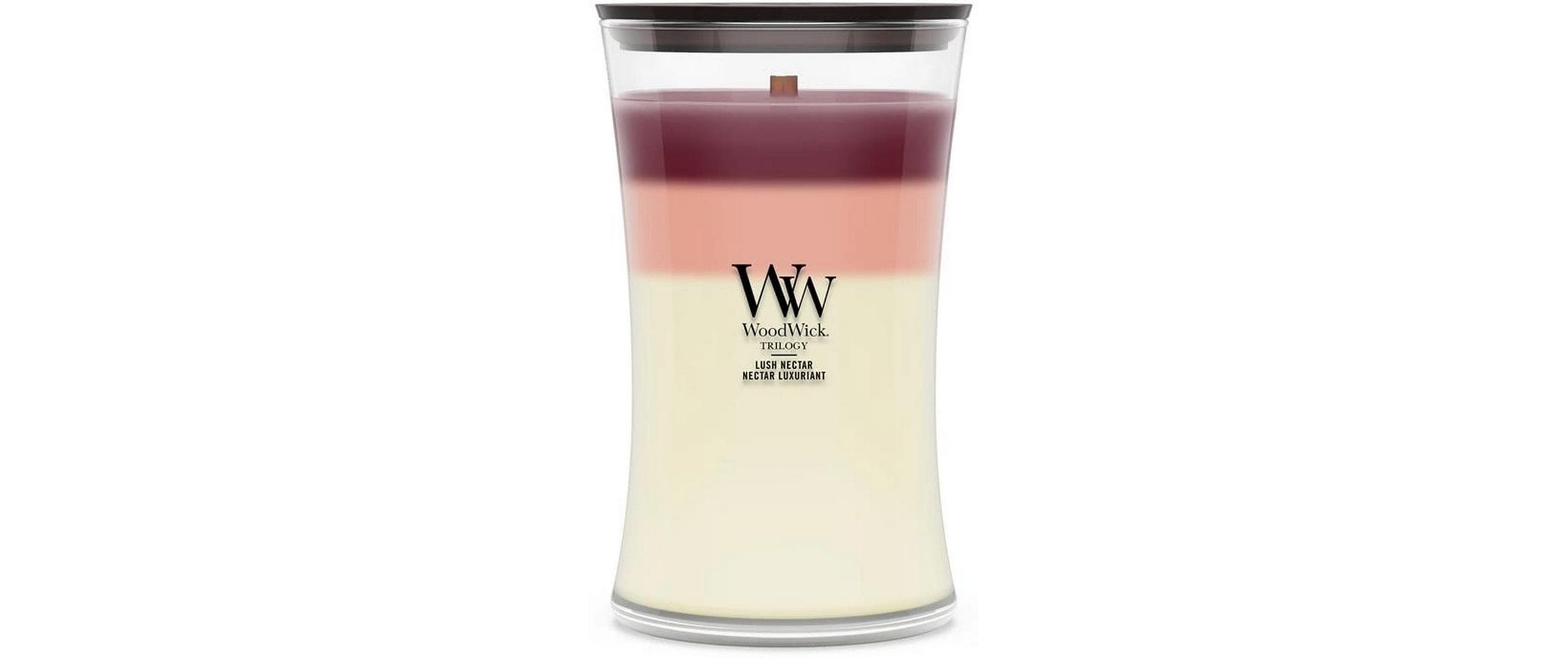 Woodwick Duftkerze "Lush Nectar Trilogy Large Jar"