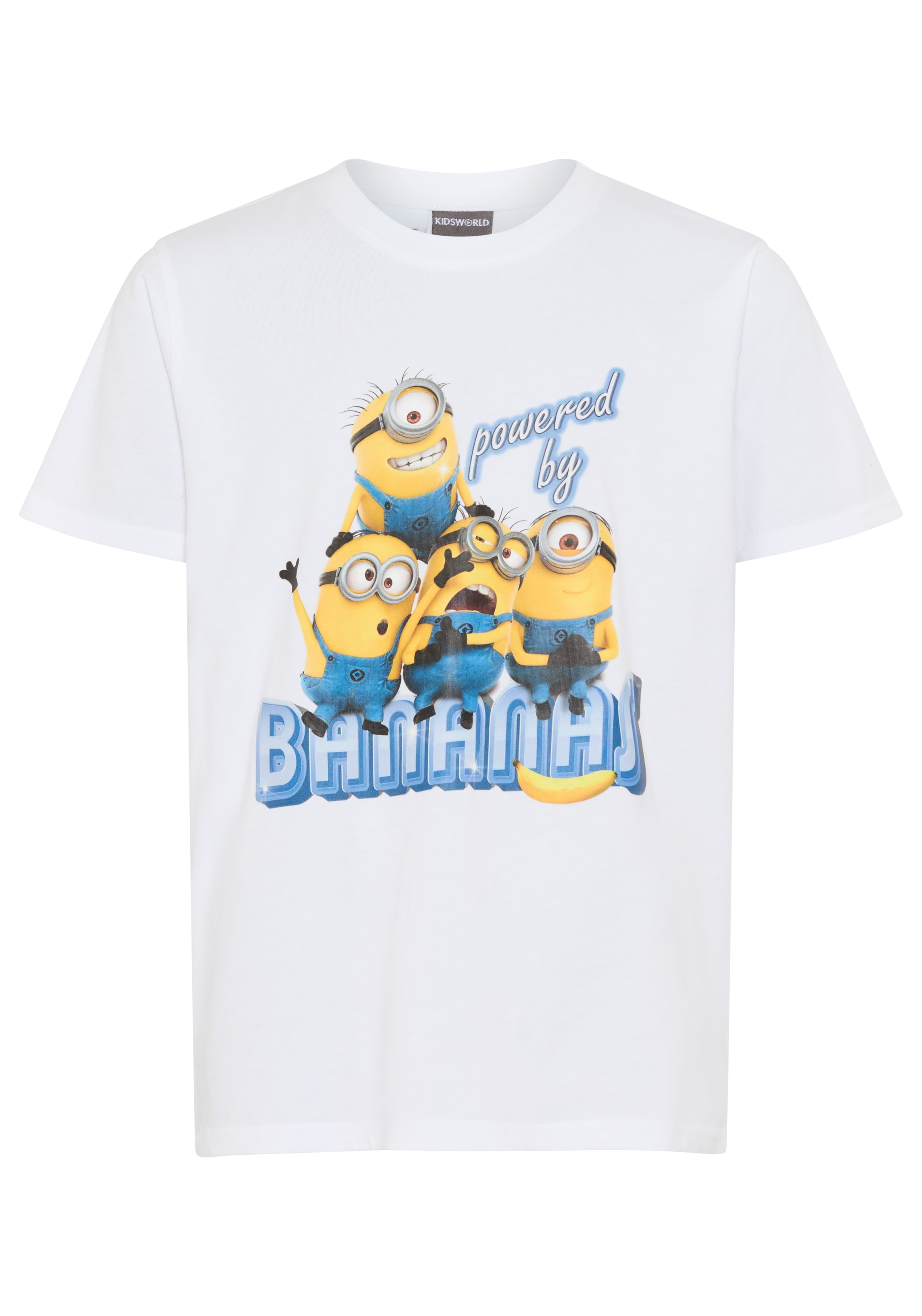 KIDSWORLD T-shirt »MINIONS T-Shirt: BANANAS« für Jungen, Kurzarm, aus Baumwolle