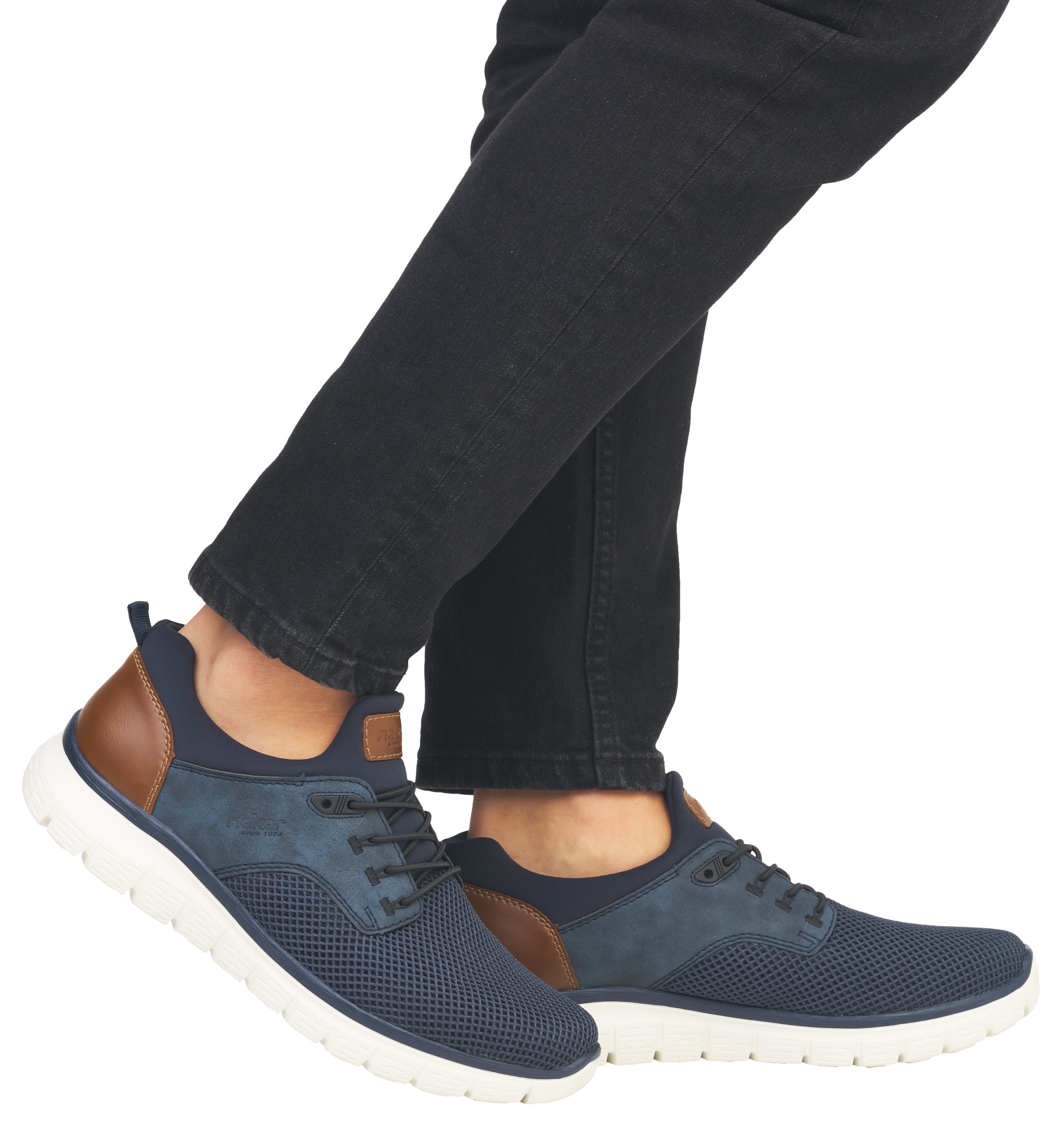 Rieker Slip-On Sneaker, Trekking Sandale, Sommerschuh, Freizeitschuh mit Gummizug
