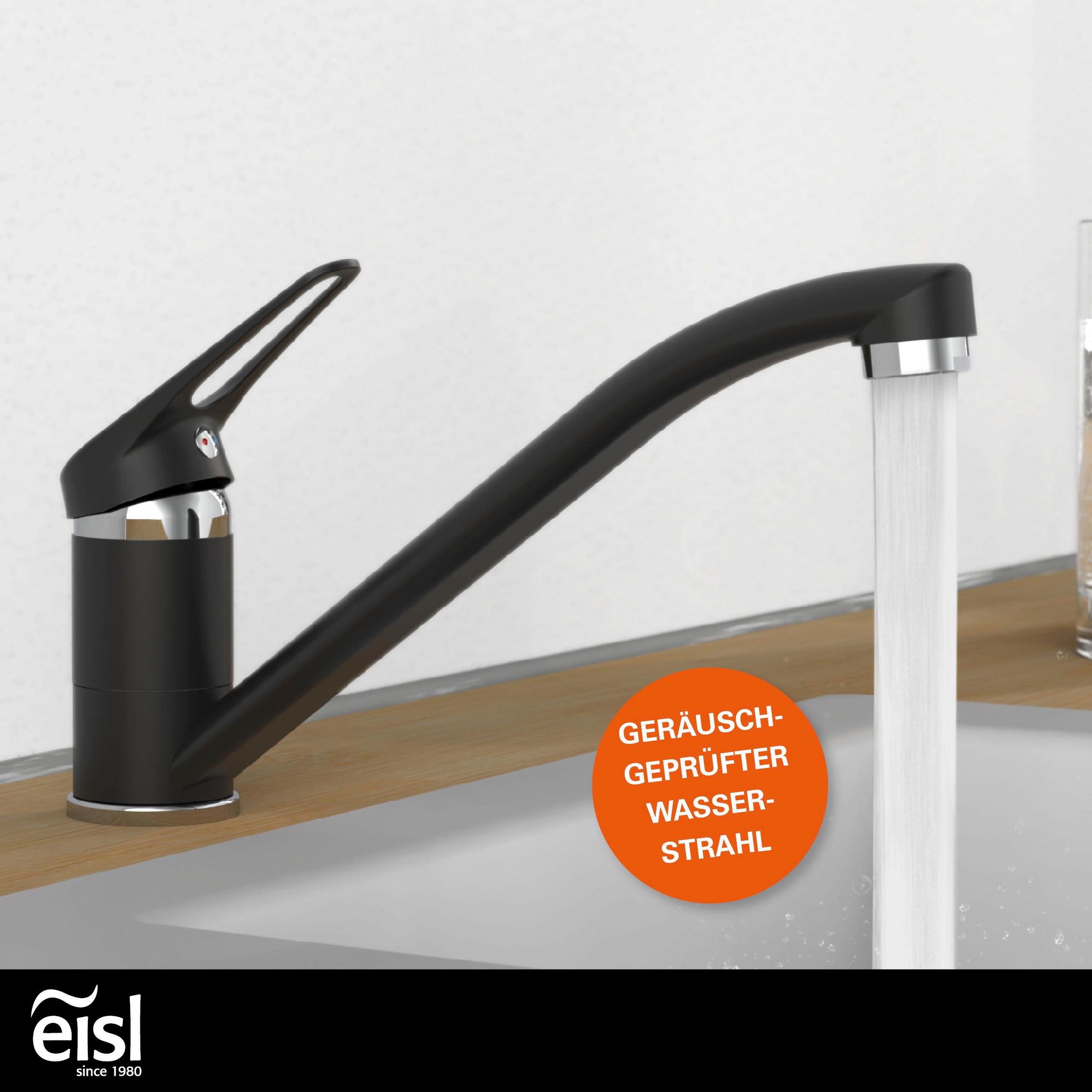Eisl Spültischarmatur "Speed" 360 schwenkbarer Wasserhahn, Mischbatterie Küche, Spültischarmatur