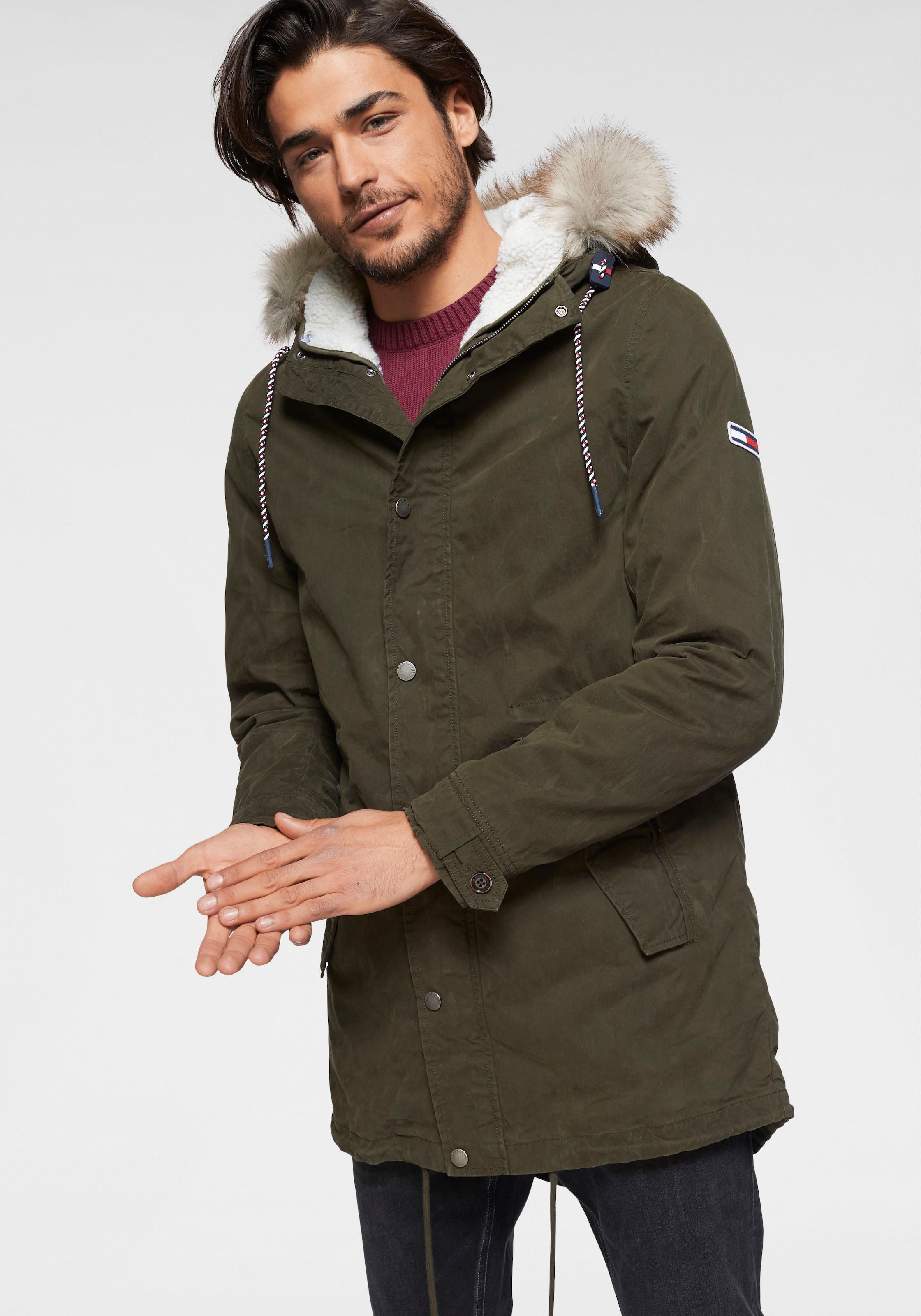 Tommy jeans store lined parka