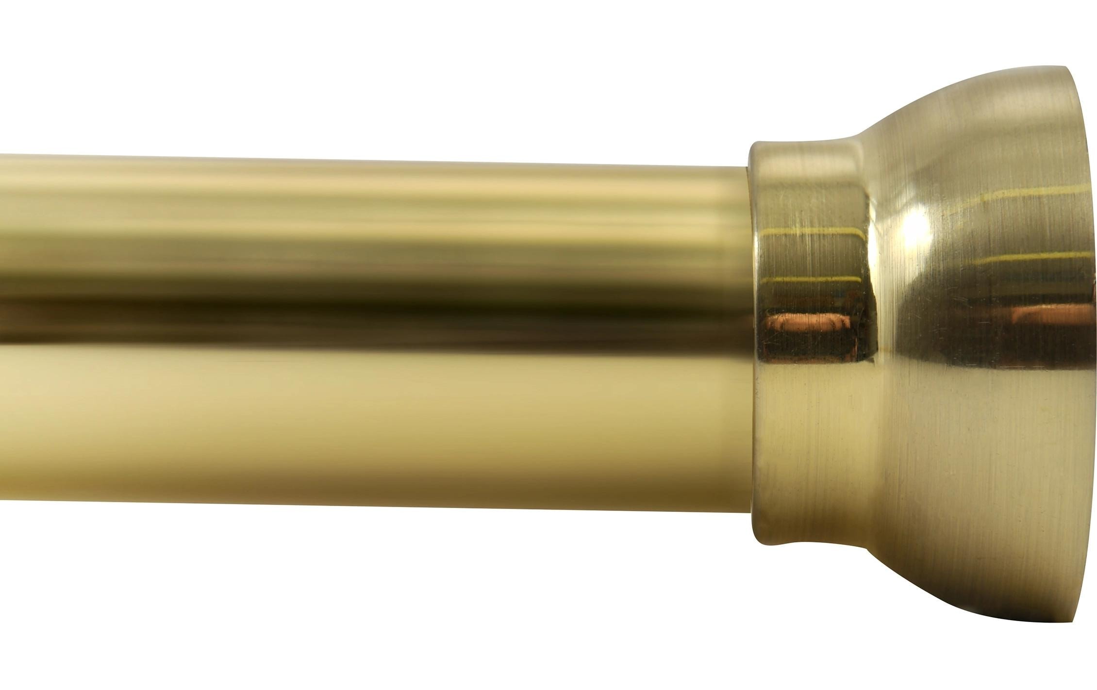 spirella Barre de rideau de douche »Kreta 75/125 x 2,1 cm« Ø 21 mm 1 course-läufig Ohne Bohren