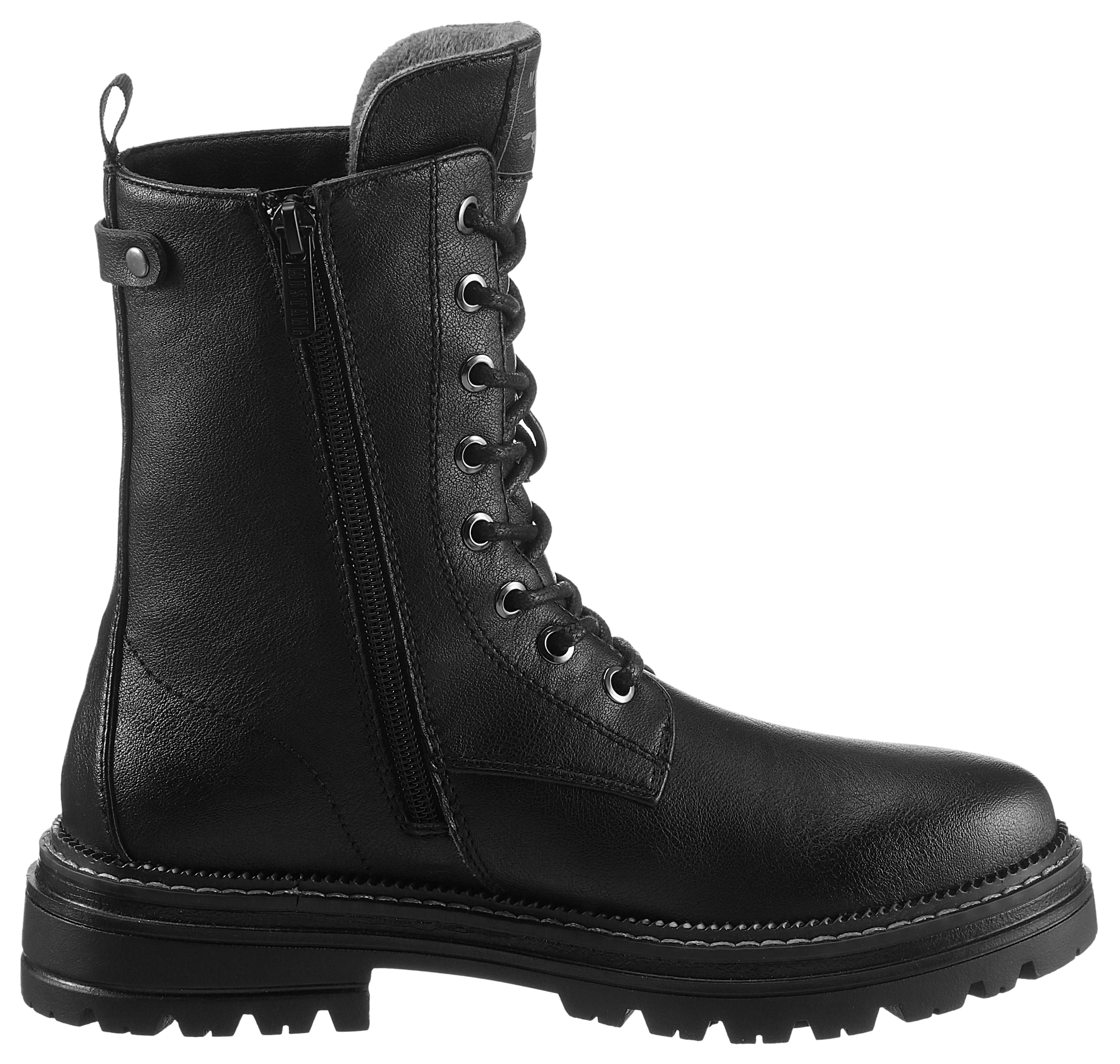 Mustang Shoes Schnürboots, mit wärmender Innenausstattung