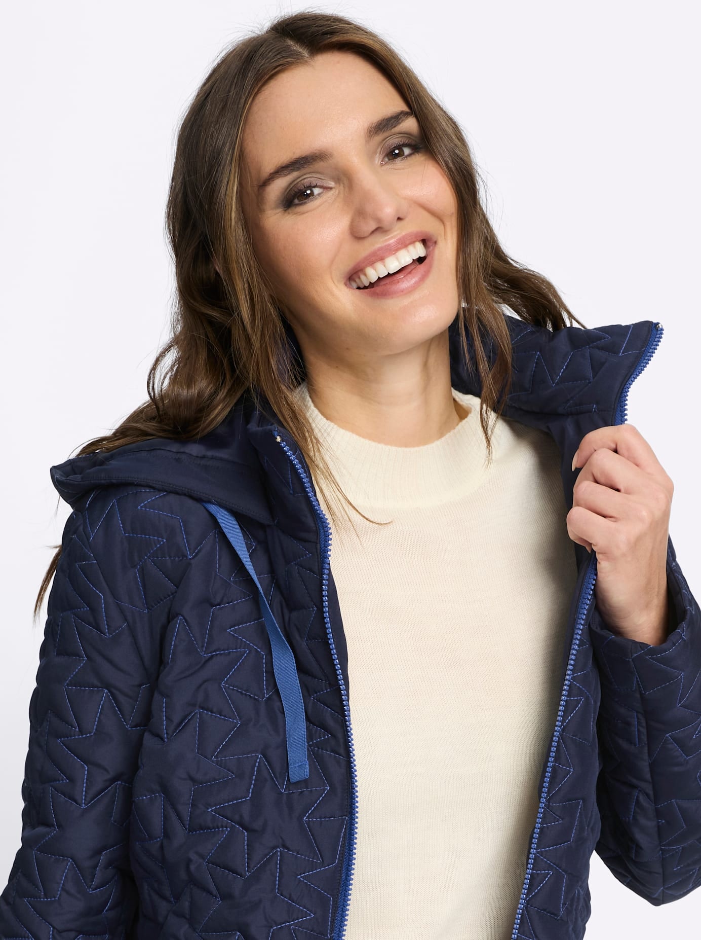 Classic Basics Veste matelassée mit Kapuze