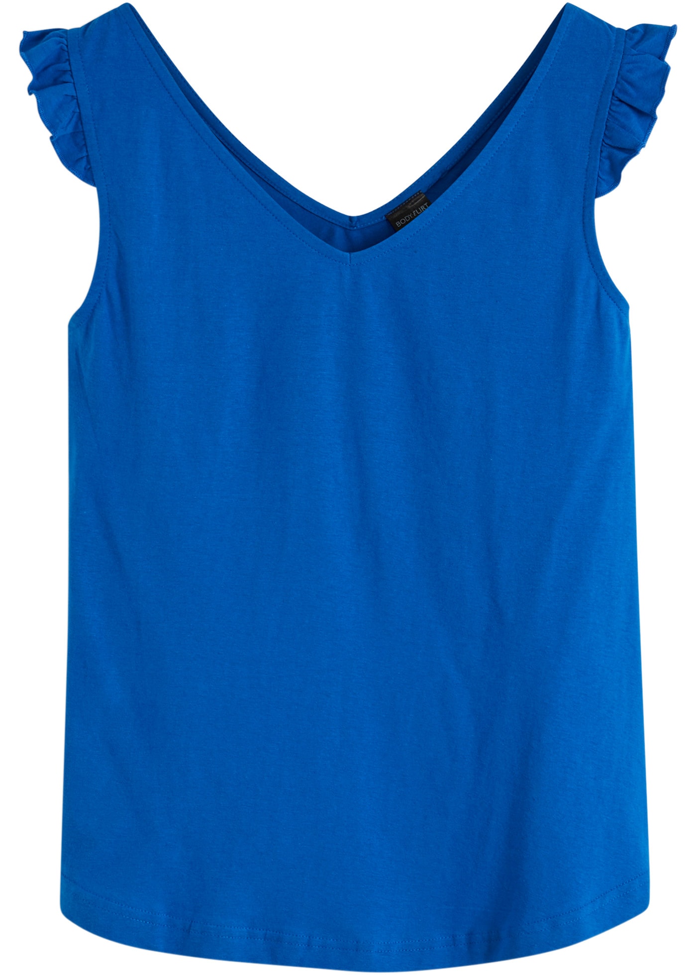 bonprix Shirttop lockerer loose fit, ärmelloses Design, aus Baumwolle