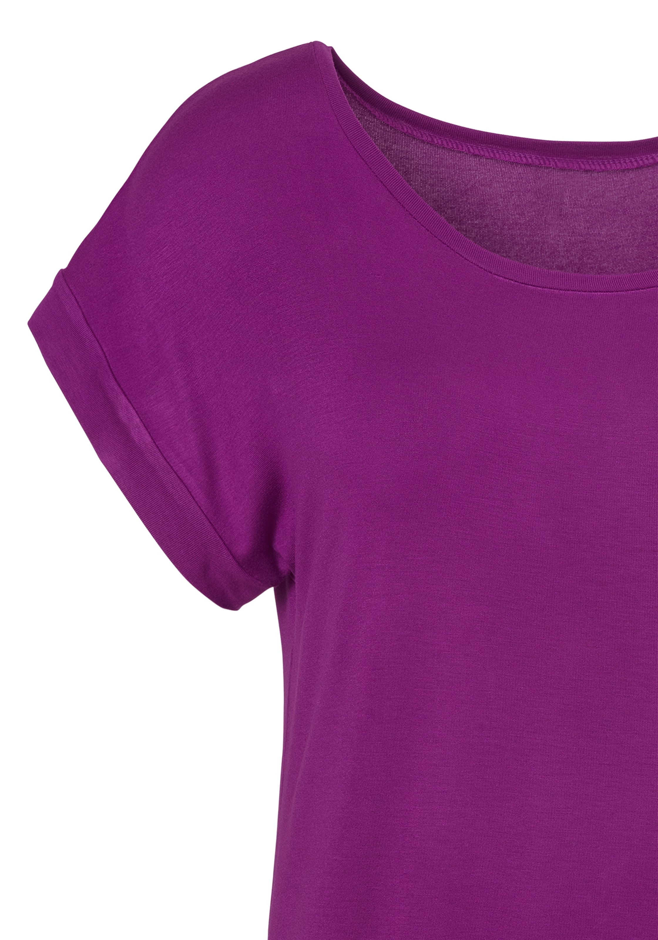 ♕ Vivance T-Shirt, auf versandkostenfrei elastischem mit Saumabschluss