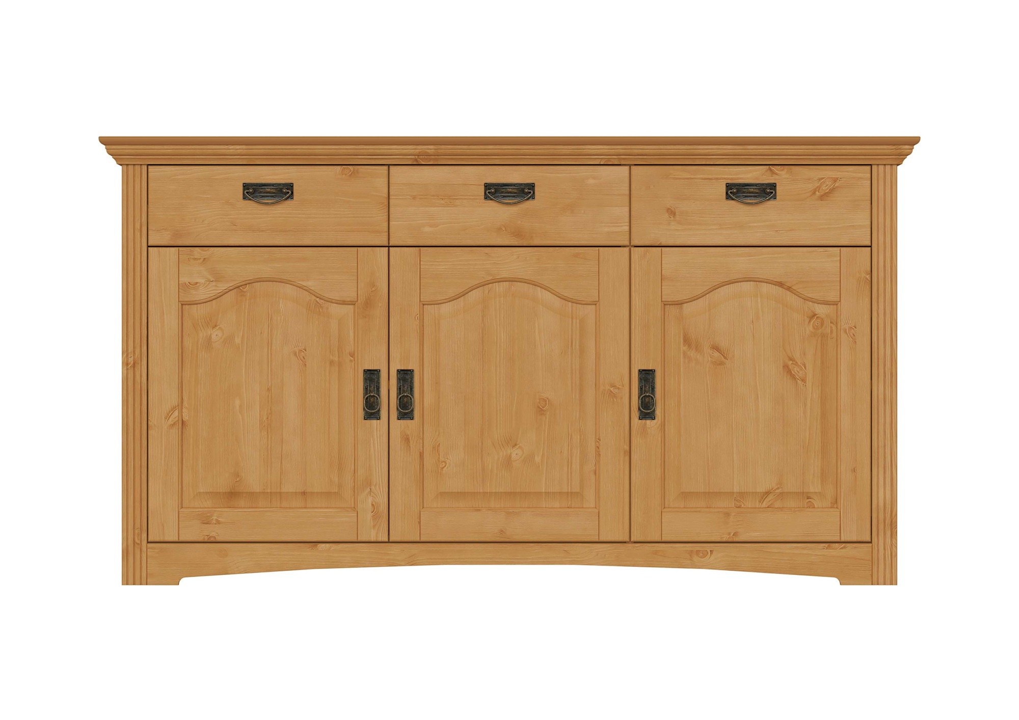 Home affaire Kommode »Konrad«, aus massiver Kiefer, Breite 156 cm, mit Schubladen, FSC®