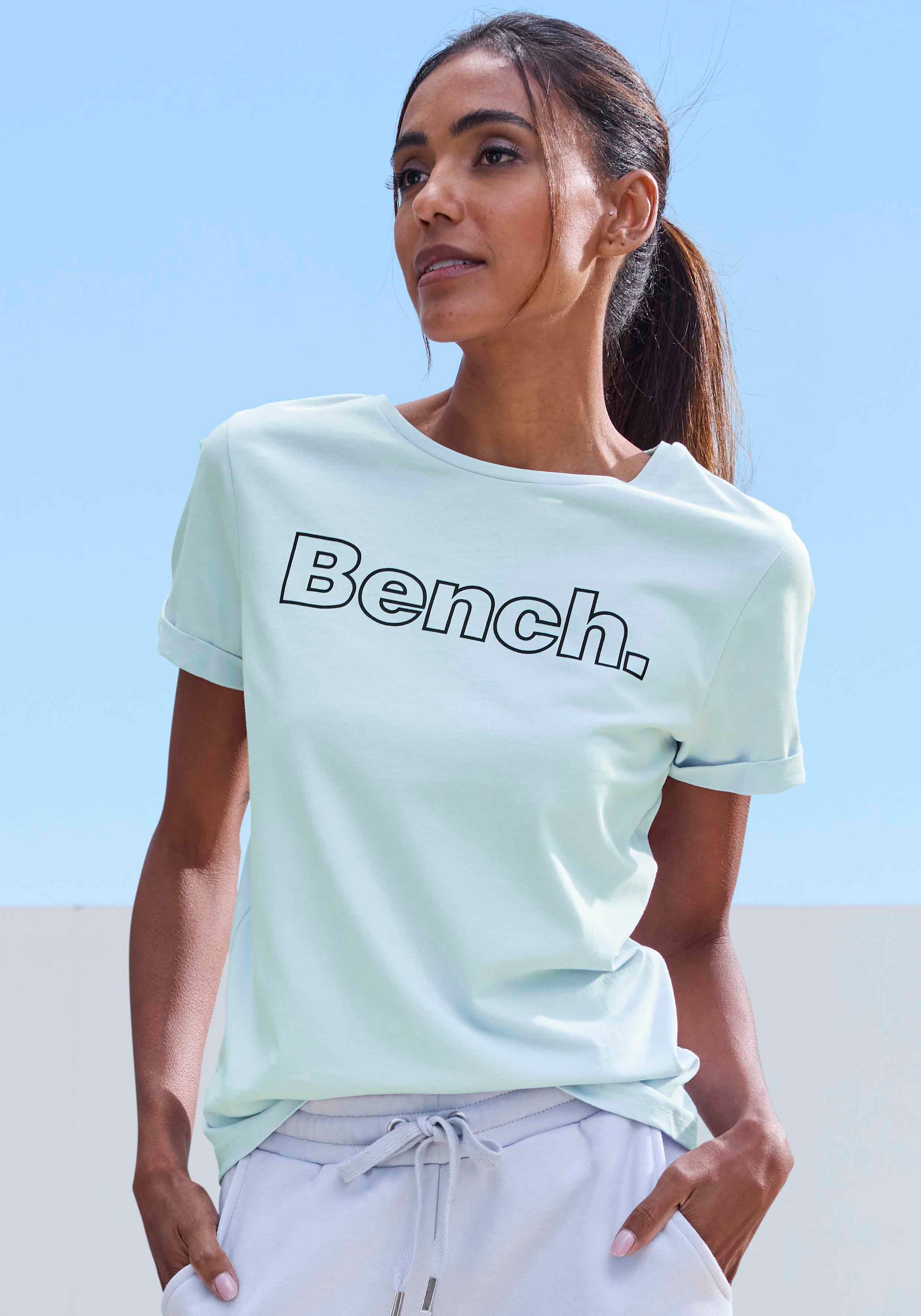 Bench. Loungewear T-Shirt Packung, 2 Stk. mit Logodruck