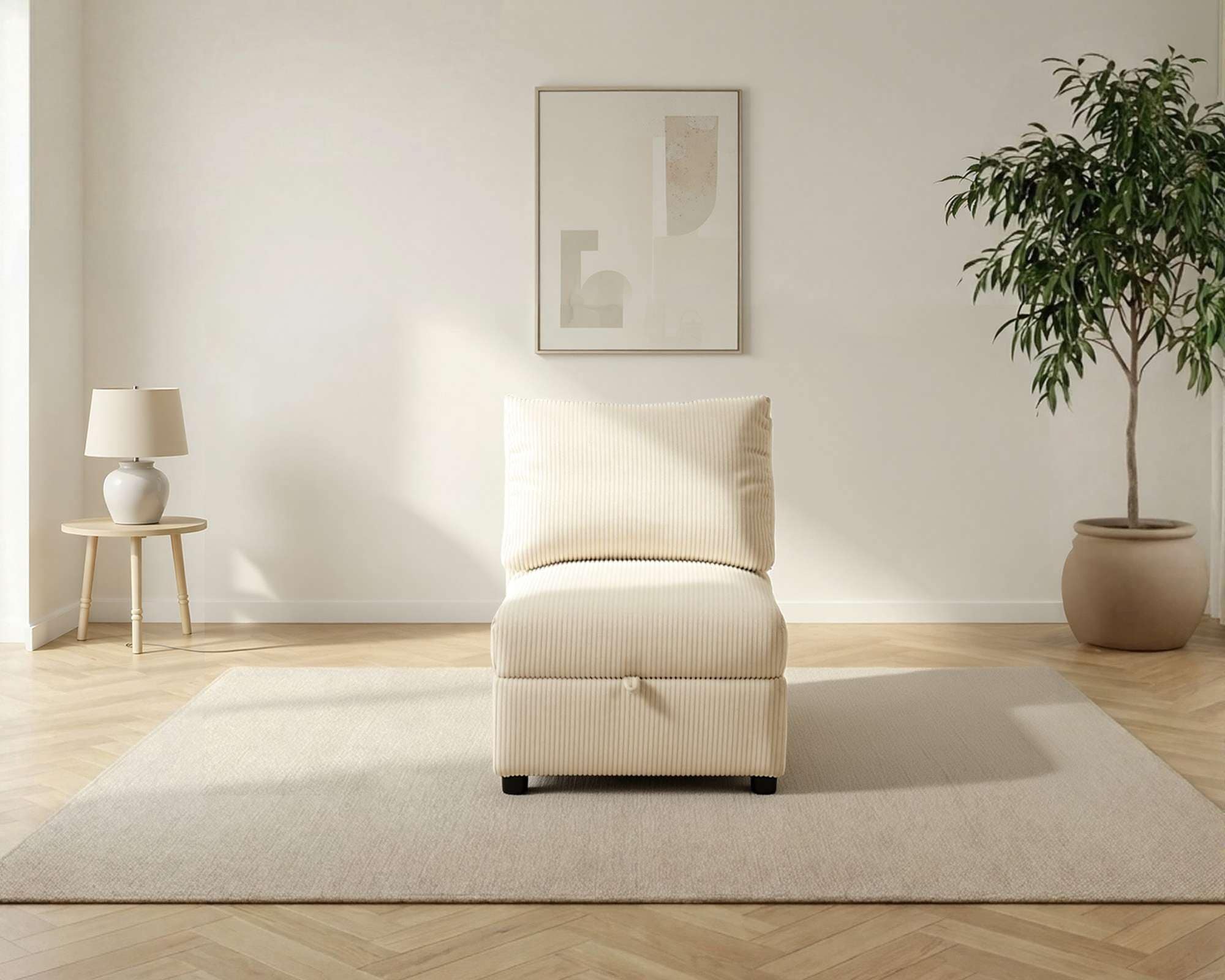 Image of Dorel Home Sessel "STILHUS Sofa-Mittel-Element, mit Stauraum, Breite 65 cm, Cord-Bezug" als Modul oder separat verwendbar - individuell kombinierbar